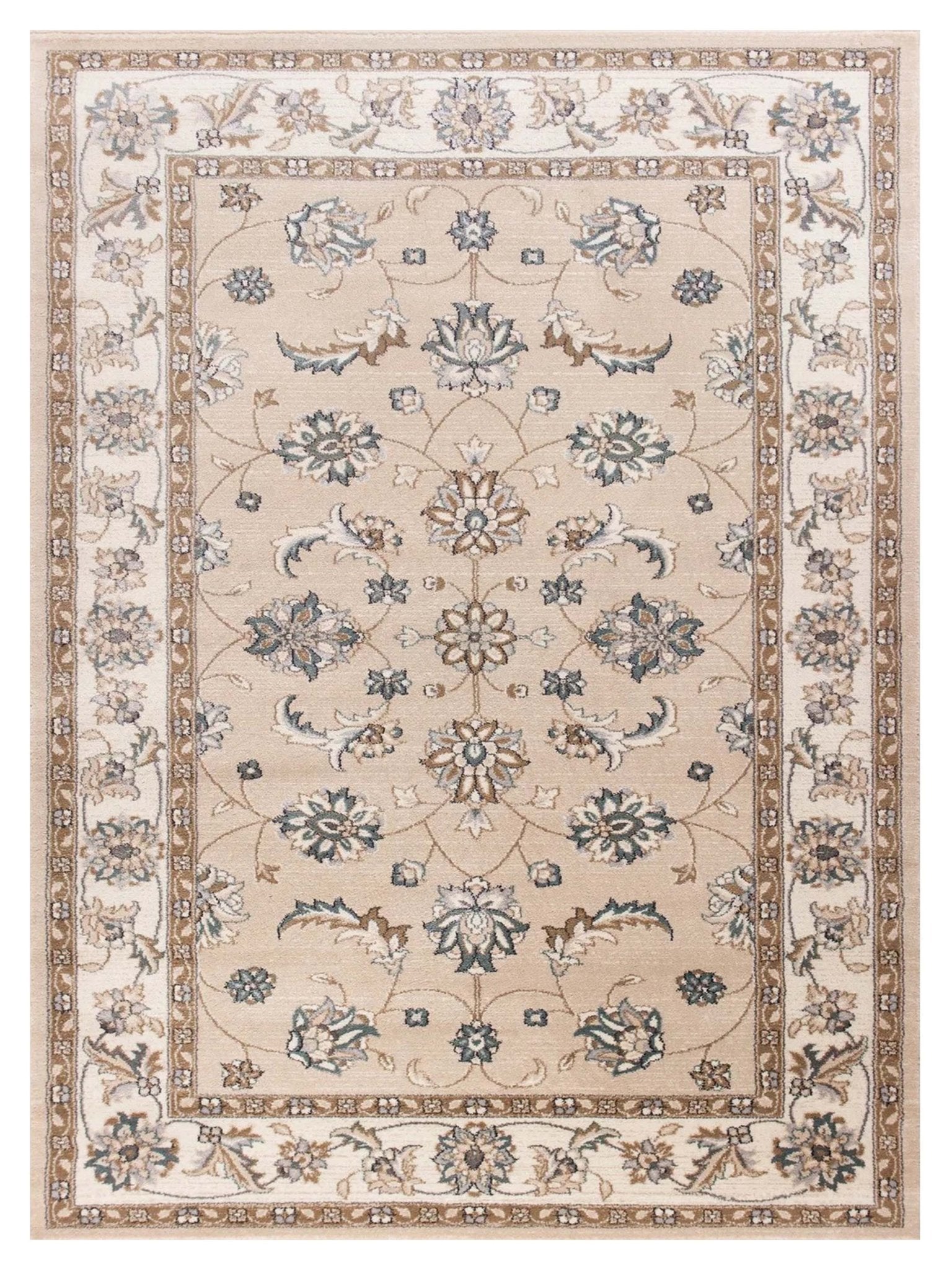 KAS AVALON 5609 Beige Ivory Traditional Machinemade Rug - Rugs - KAS - Atlanta Designer Rugs