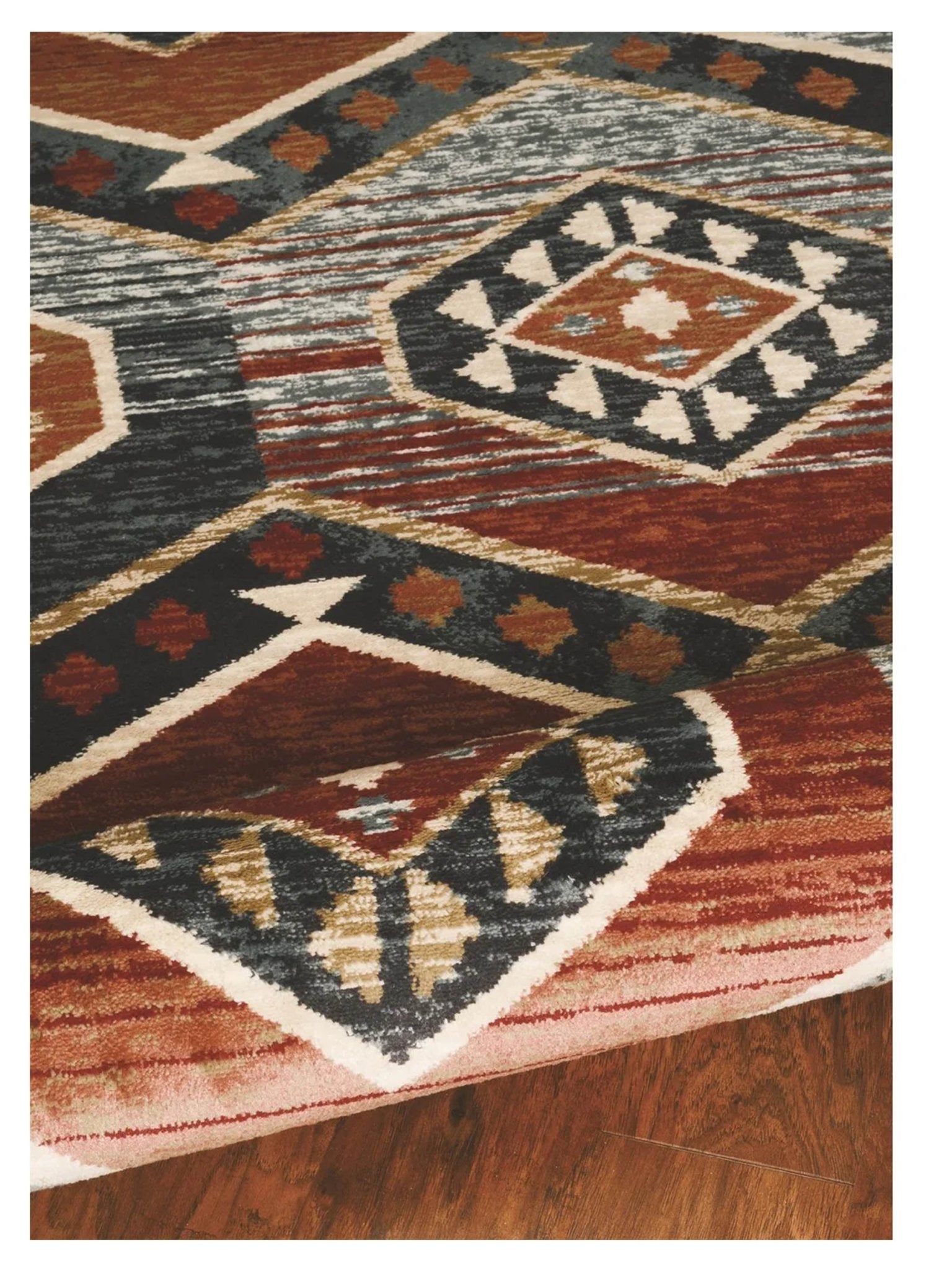 KAS Chester 5630 Red Rustic & Lodge Machinemade Rug - Rugs - KAS - Atlanta Designer Rugs