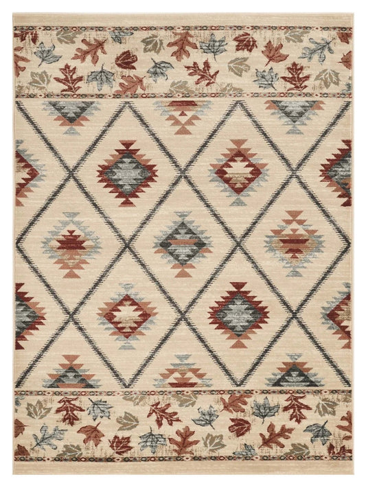 KAS Chester 5632 Ivory Rustic & Lodge Machinemade Rug - Rugs - KAS - Atlanta Designer Rugs