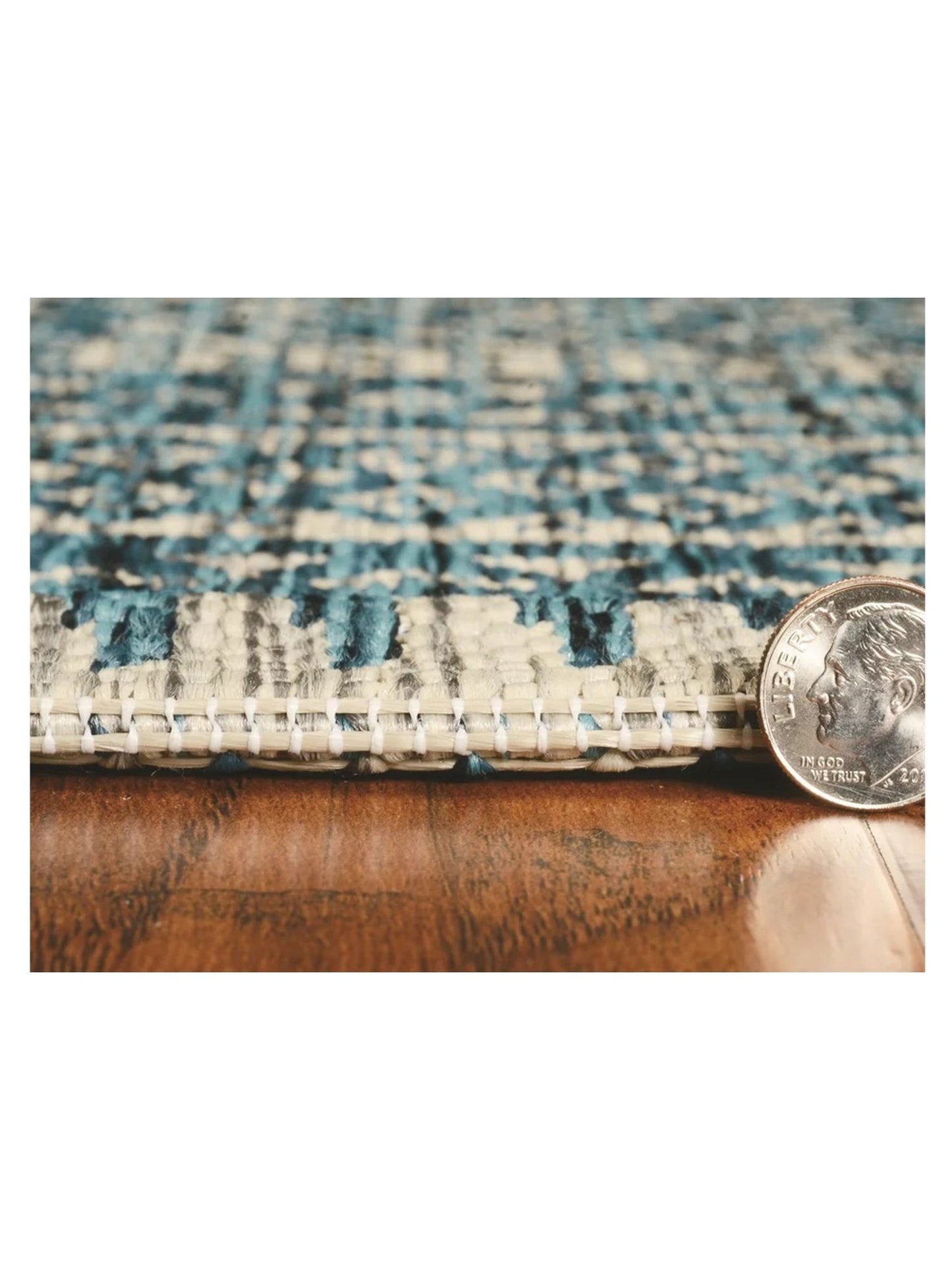 KAS Provo 5755 Teal Indoor/Outdoor Machinemade Rug - Rugs - KAS - Atlanta Designer Rugs