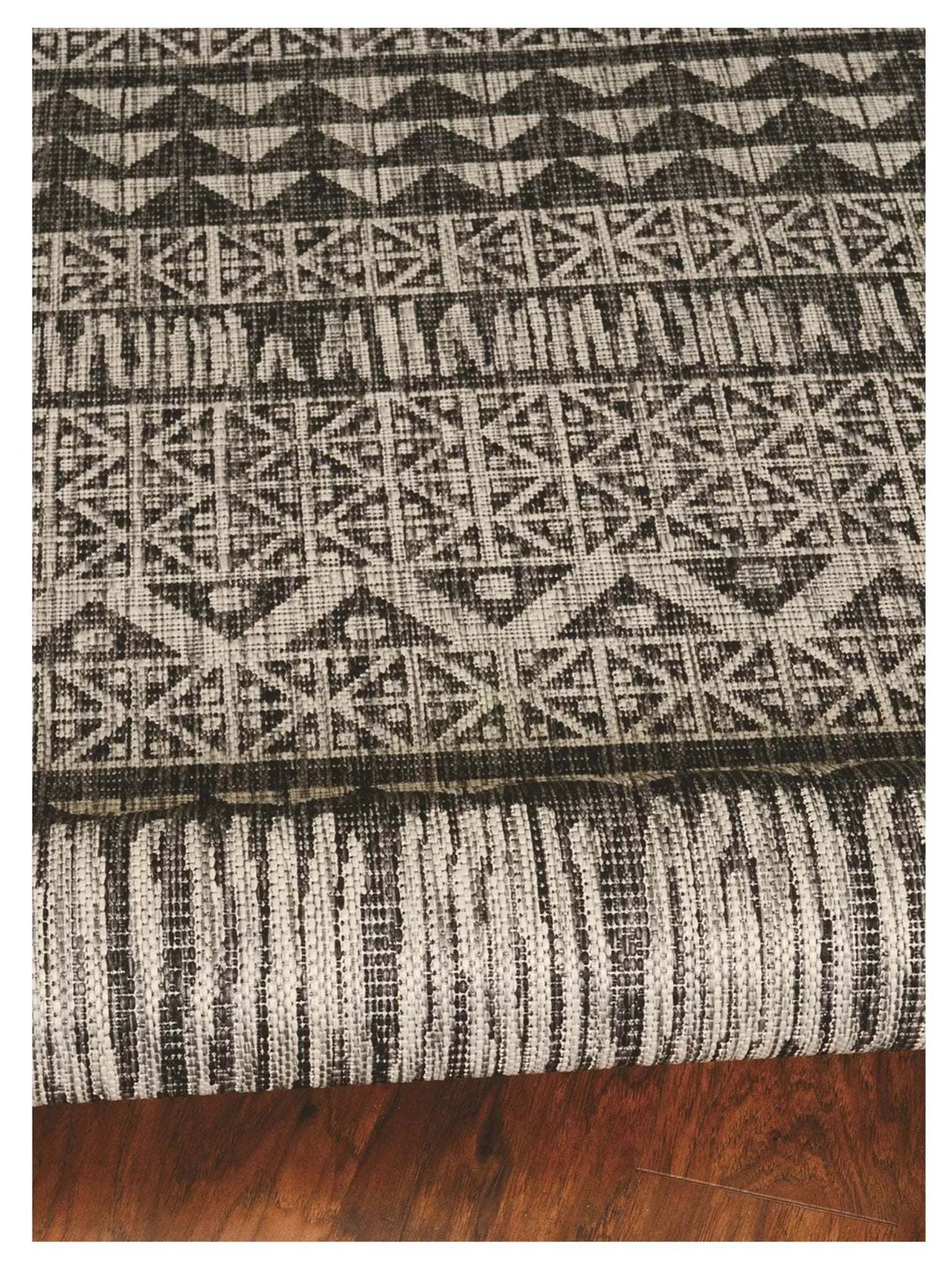 KAS Provo 5761 Charcoal Indoor/Outdoor Machinemade Rug - Rugs - KAS - Atlanta Designer Rugs