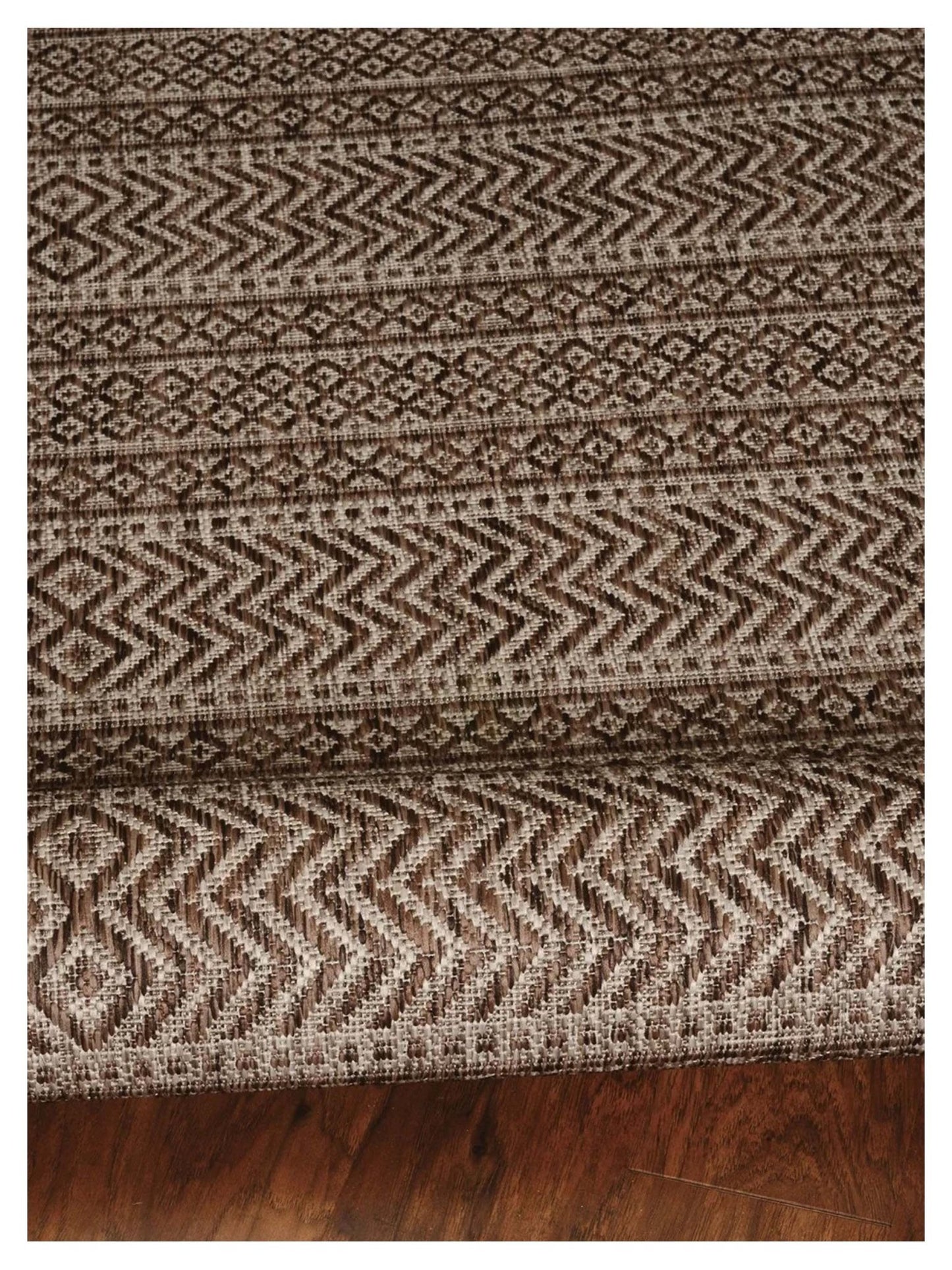 KAS Provo 5762 Mocha Indoor/Outdoor Machinemade Rug - Rugs - KAS - Atlanta Designer Rugs