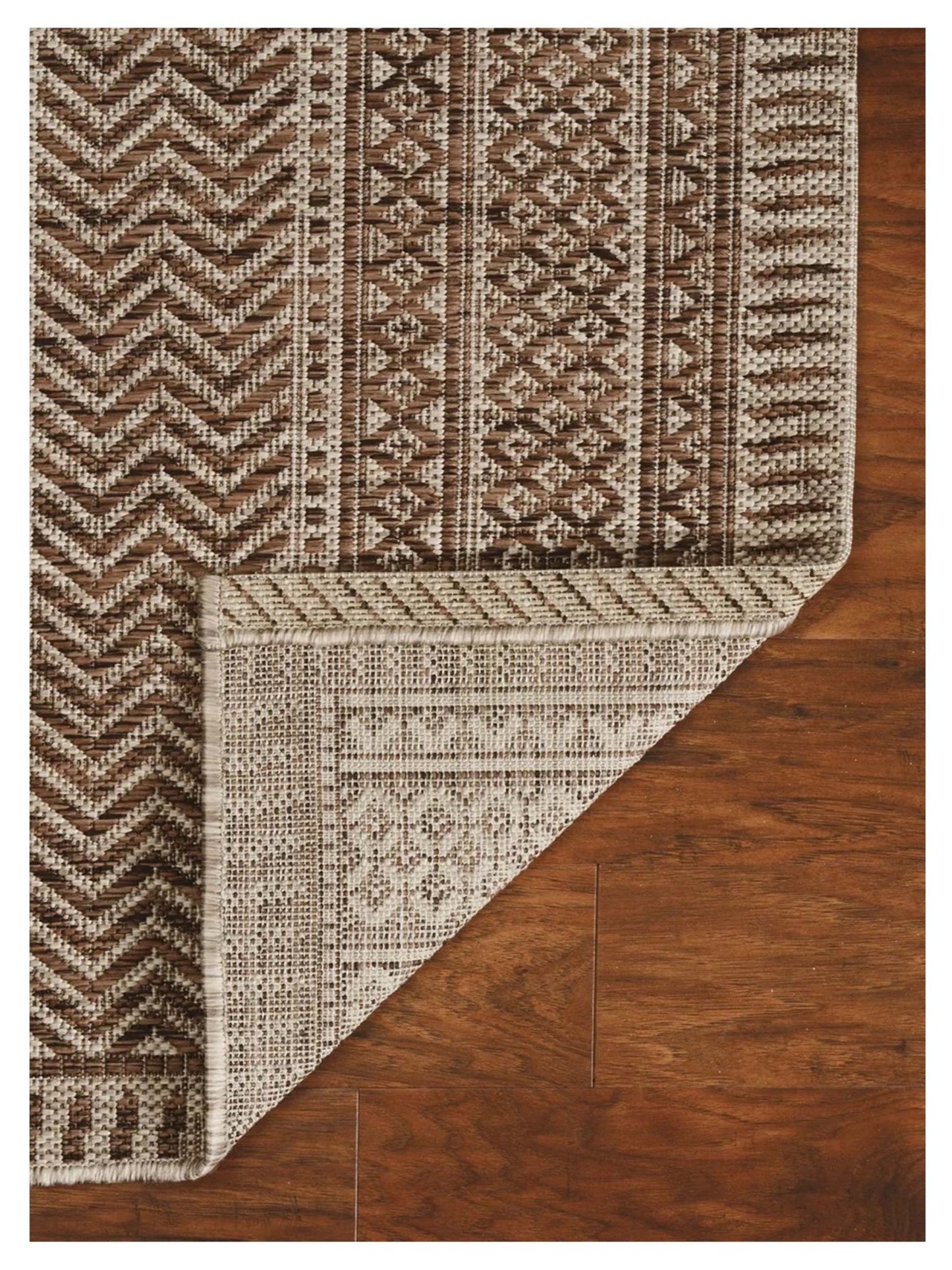 KAS Provo 5762 Mocha Indoor/Outdoor Machinemade Rug - Rugs - KAS - Atlanta Designer Rugs