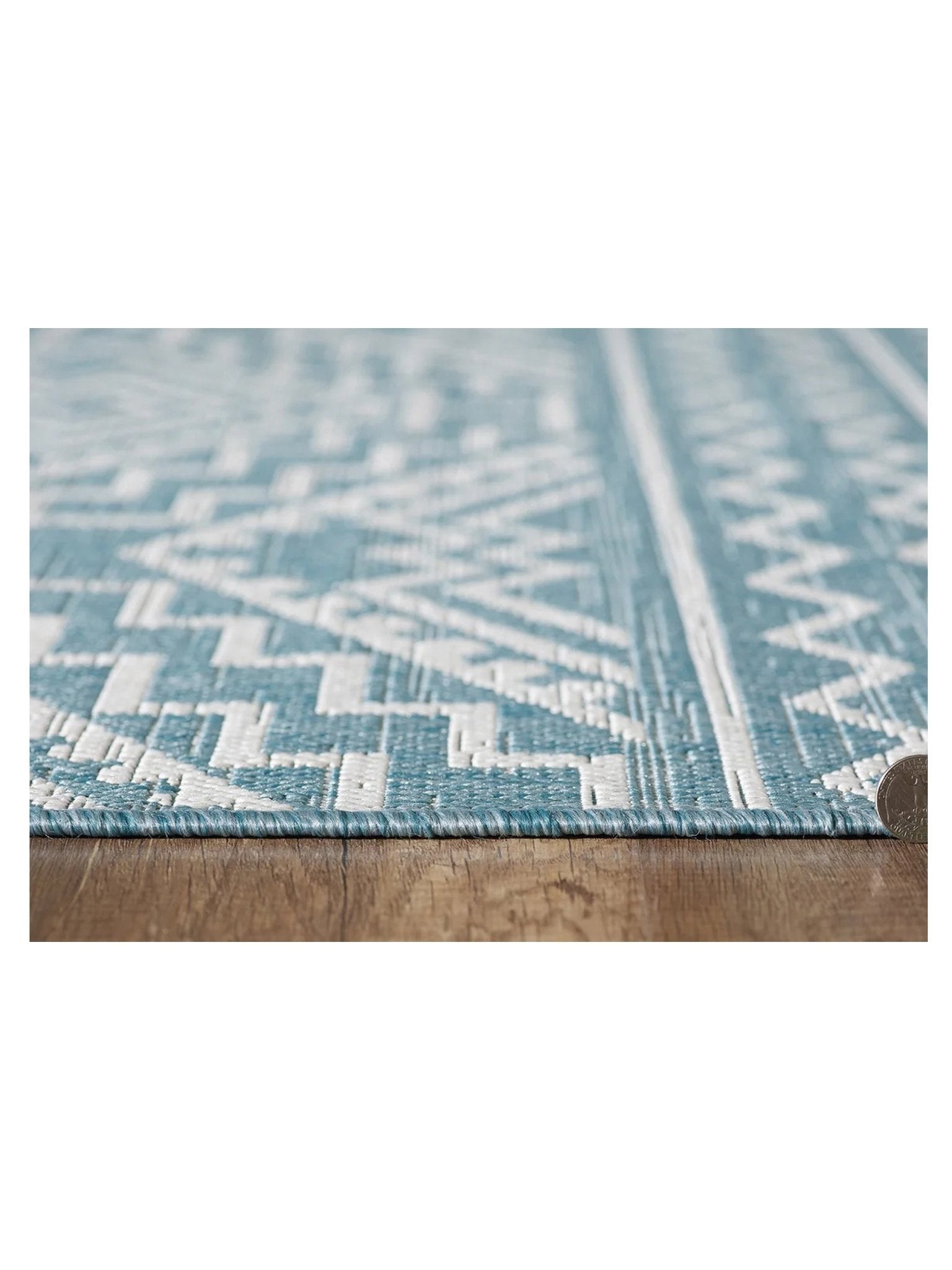 KAS Provo 5779 Aqua Indoor/Outdoor Machinemade Rug - Rugs - KAS - Atlanta Designer Rugs