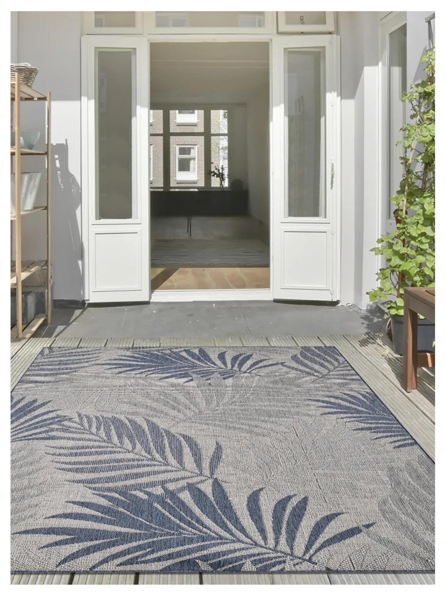 KAS Provo 5786 Blue Indoor/Outdoor Machinemade Rug - Rugs - KAS - Atlanta Designer Rugs