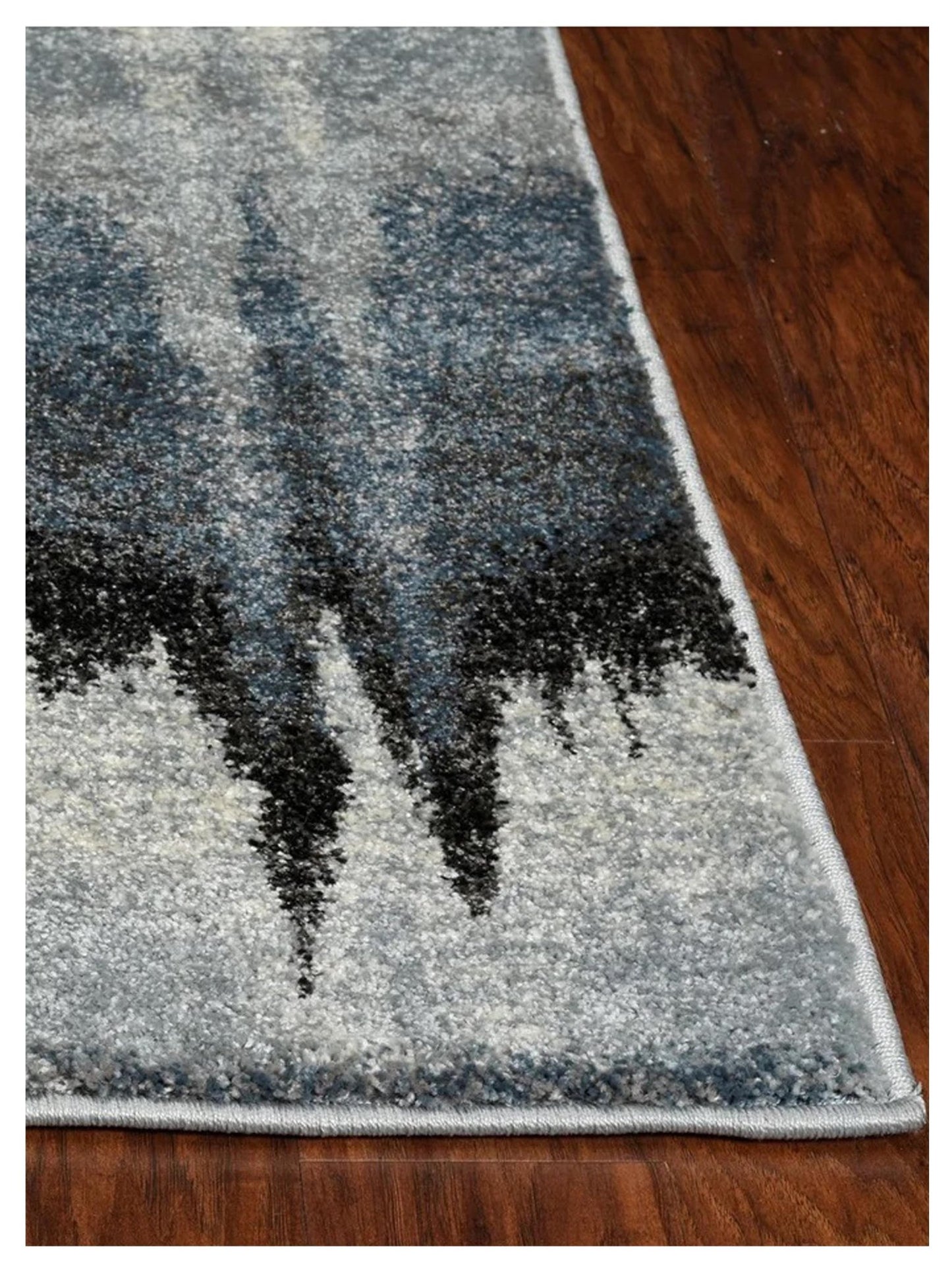 KAS Landscapes 5908 Blue Ivory Transitional Machinemade Rug - Rugs - KAS - Atlanta Designer Rugs