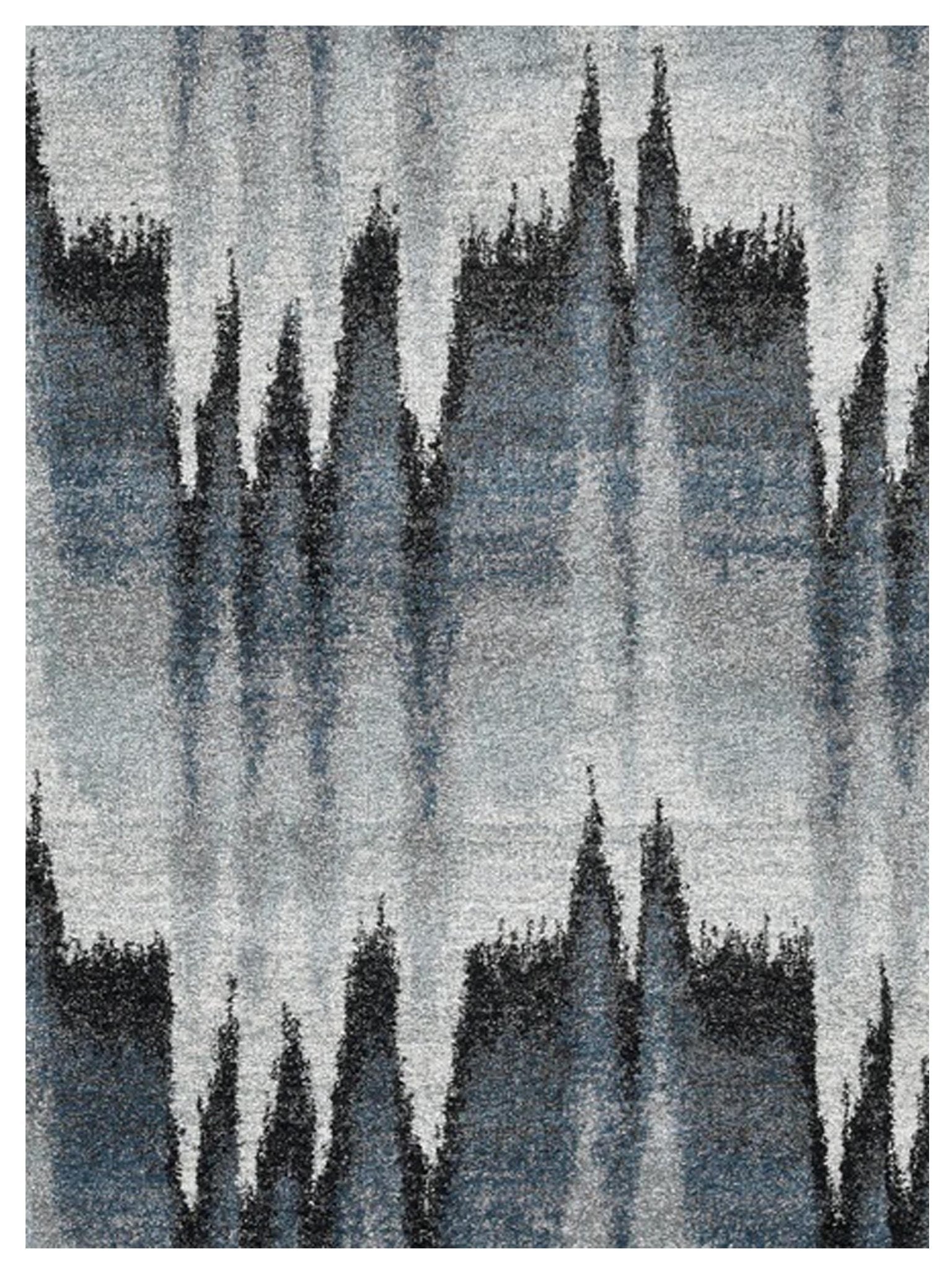 KAS Landscapes 5908 Blue Ivory Transitional Machinemade Rug - Rugs - KAS - Atlanta Designer Rugs