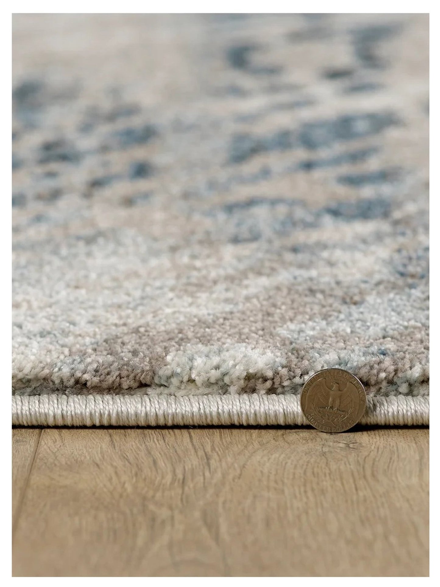 KAS Landscapes 5910 Blue Ivory Transitional Machinemade Rug - Rugs - KAS - Atlanta Designer Rugs