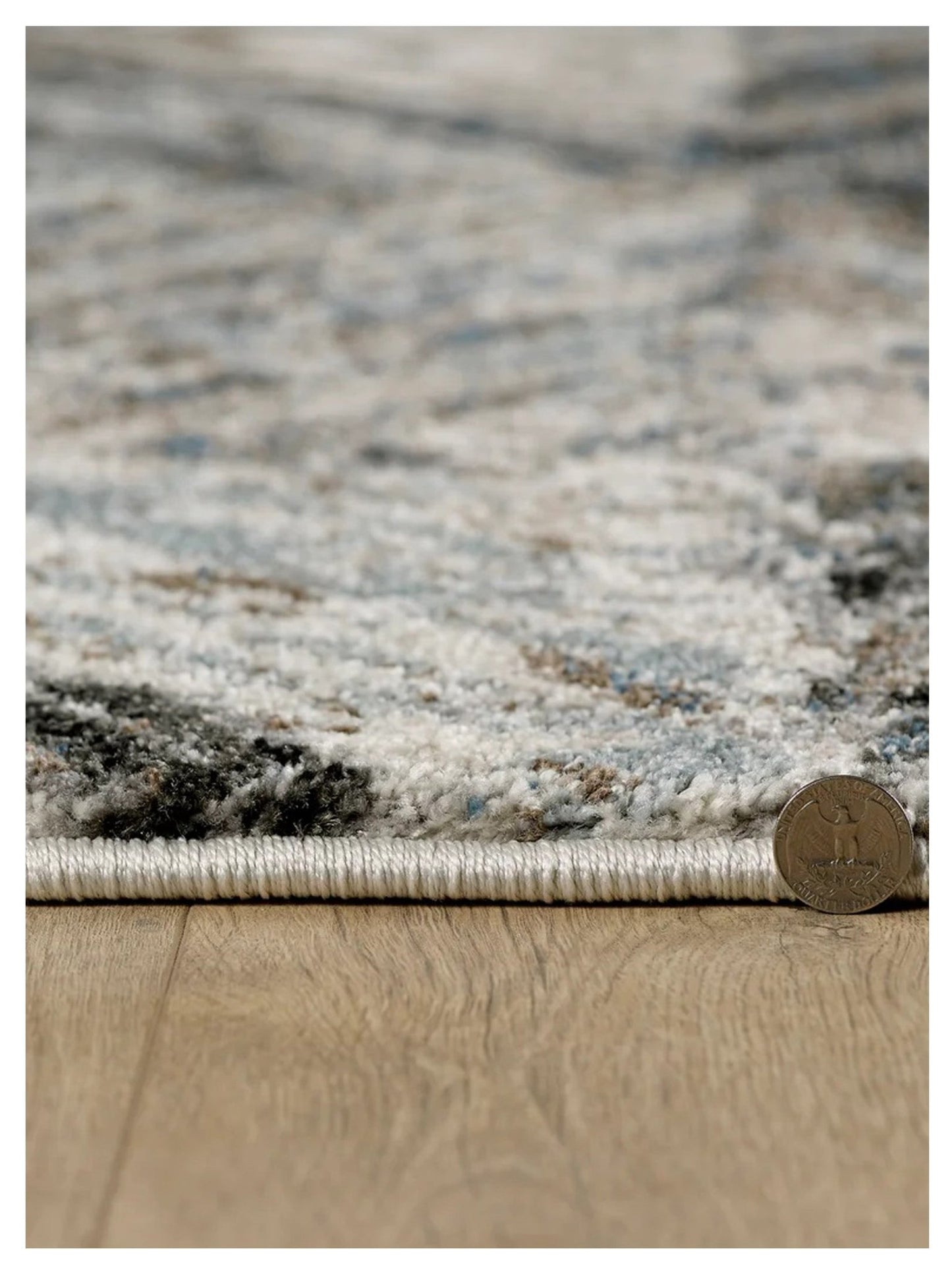 KAS Landscapes 5911 Blue Ivory Transitional Machinemade Rug - Rugs - KAS - Atlanta Designer Rugs