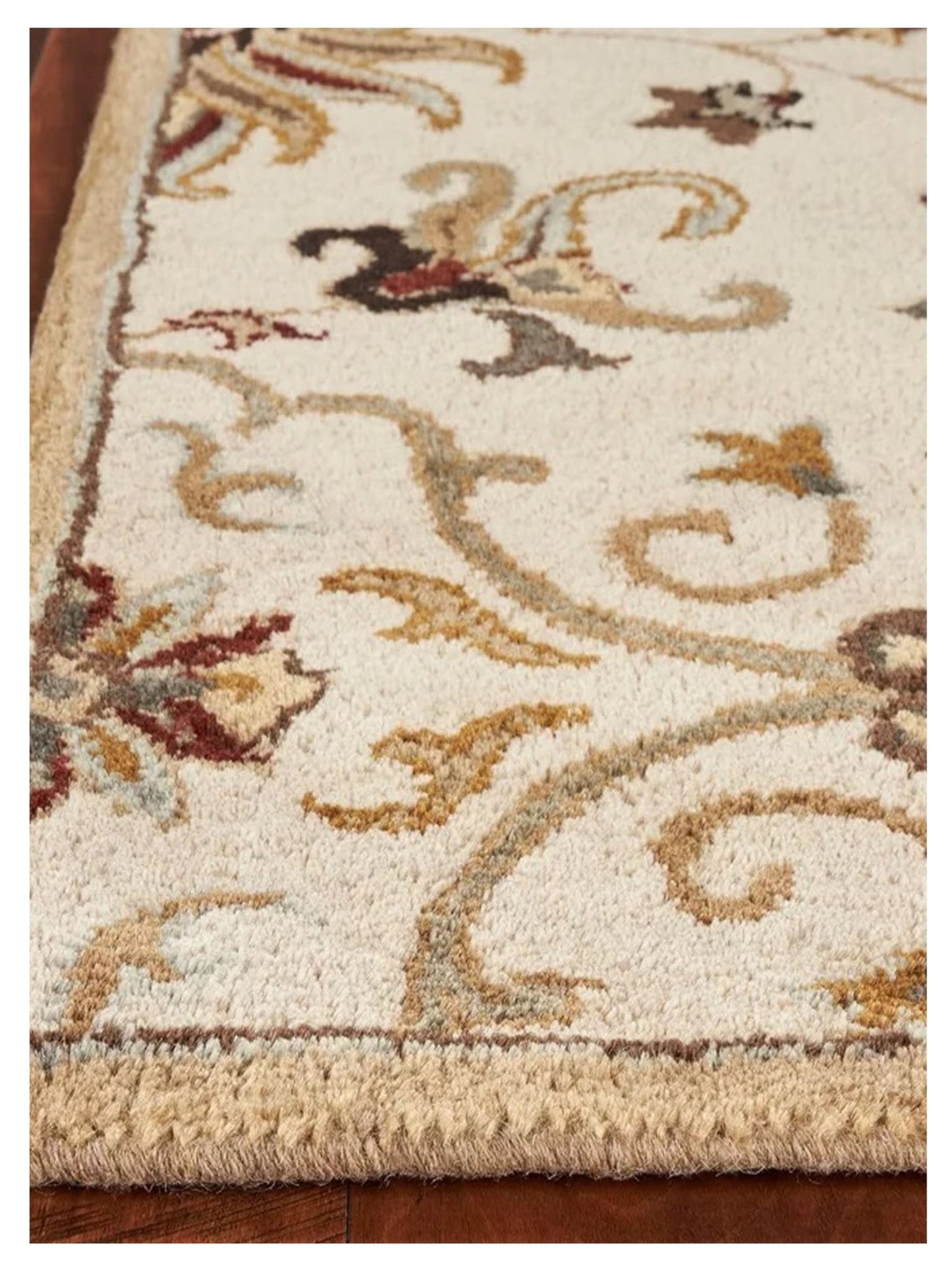 KAS Syriana 6012 Champagne Traditional Tufted Rug - Rugs - KAS - Atlanta Designer Rugs