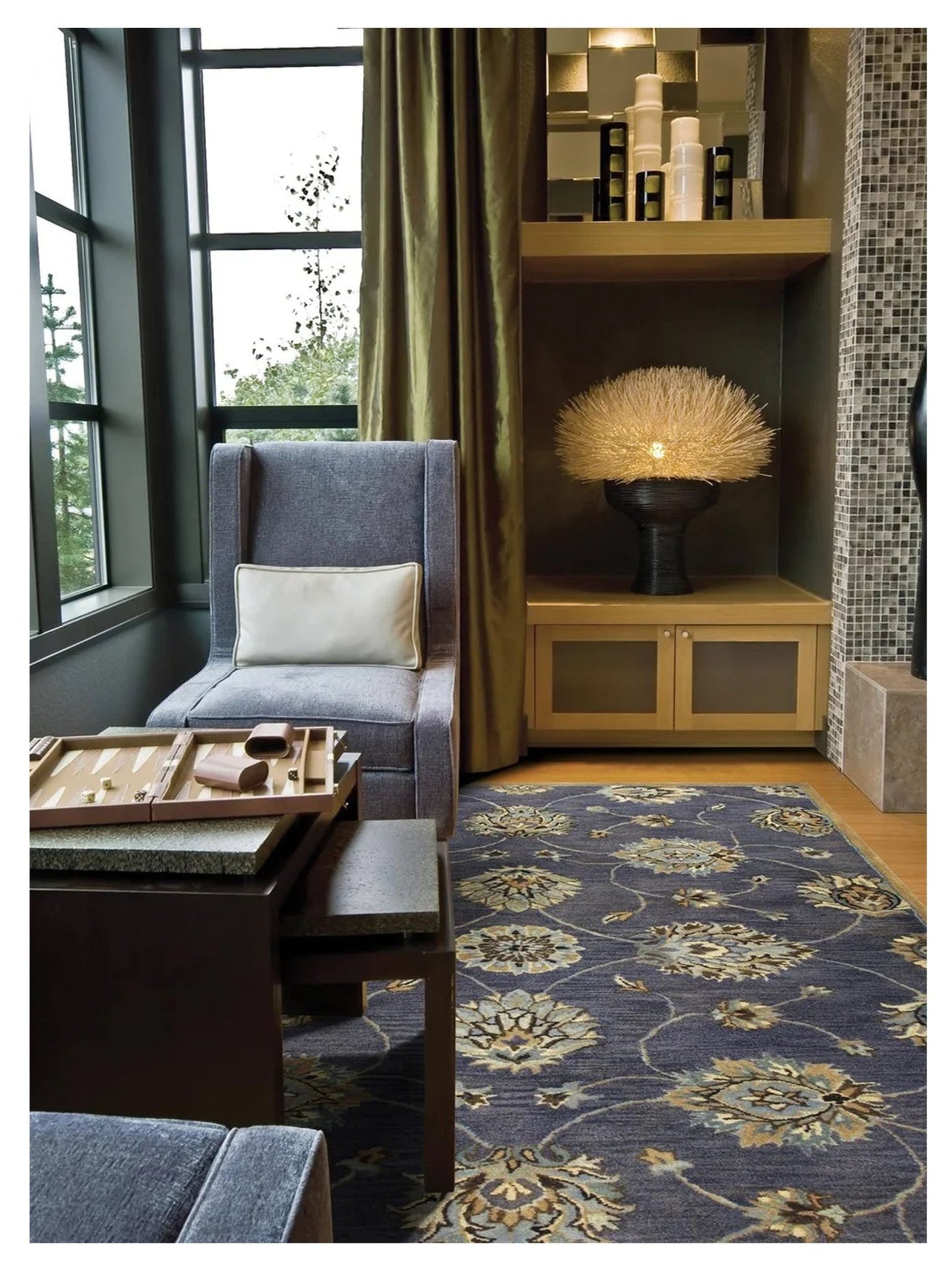 KAS Syriana 6024 Midnight Traditional Tufted Rug - Rugs - KAS - Atlanta Designer Rugs