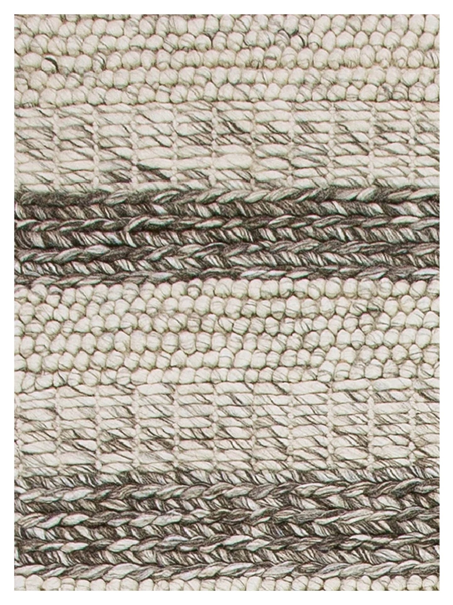 KAS Cortico 6158 Grey White Casual Woven Rug - Rugs - KAS - Atlanta Designer Rugs