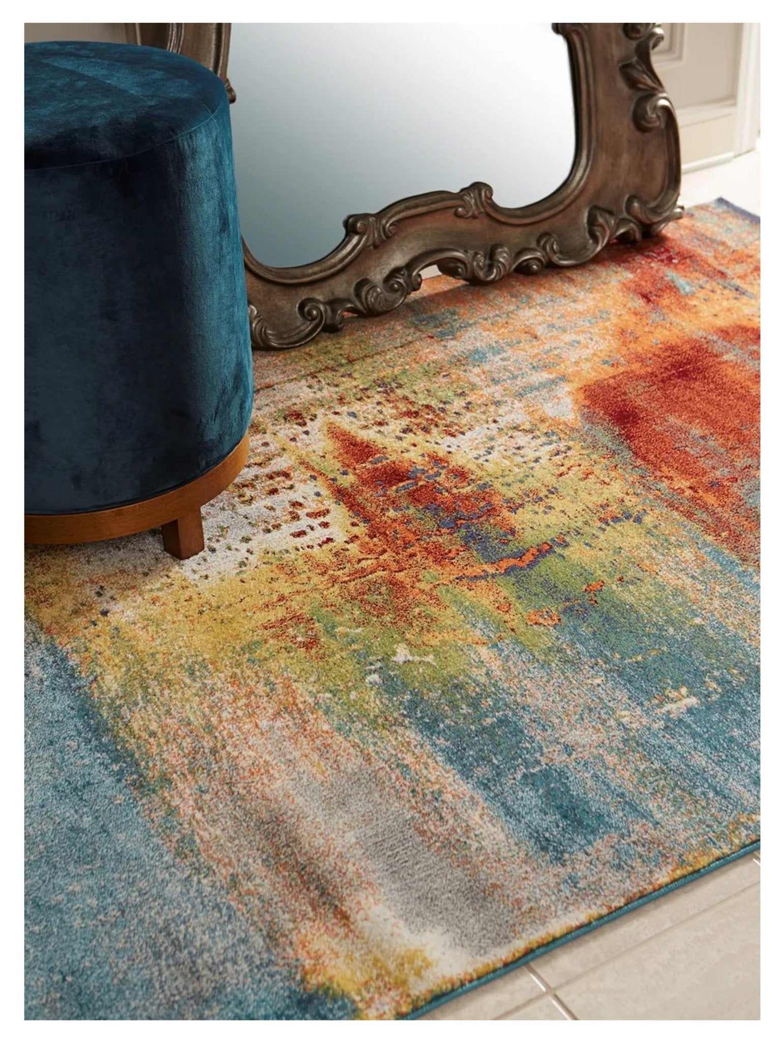 KAS Illusions 6204 Multi Transitional Machinemade Rug - Rugs - KAS - Atlanta Designer Rugs