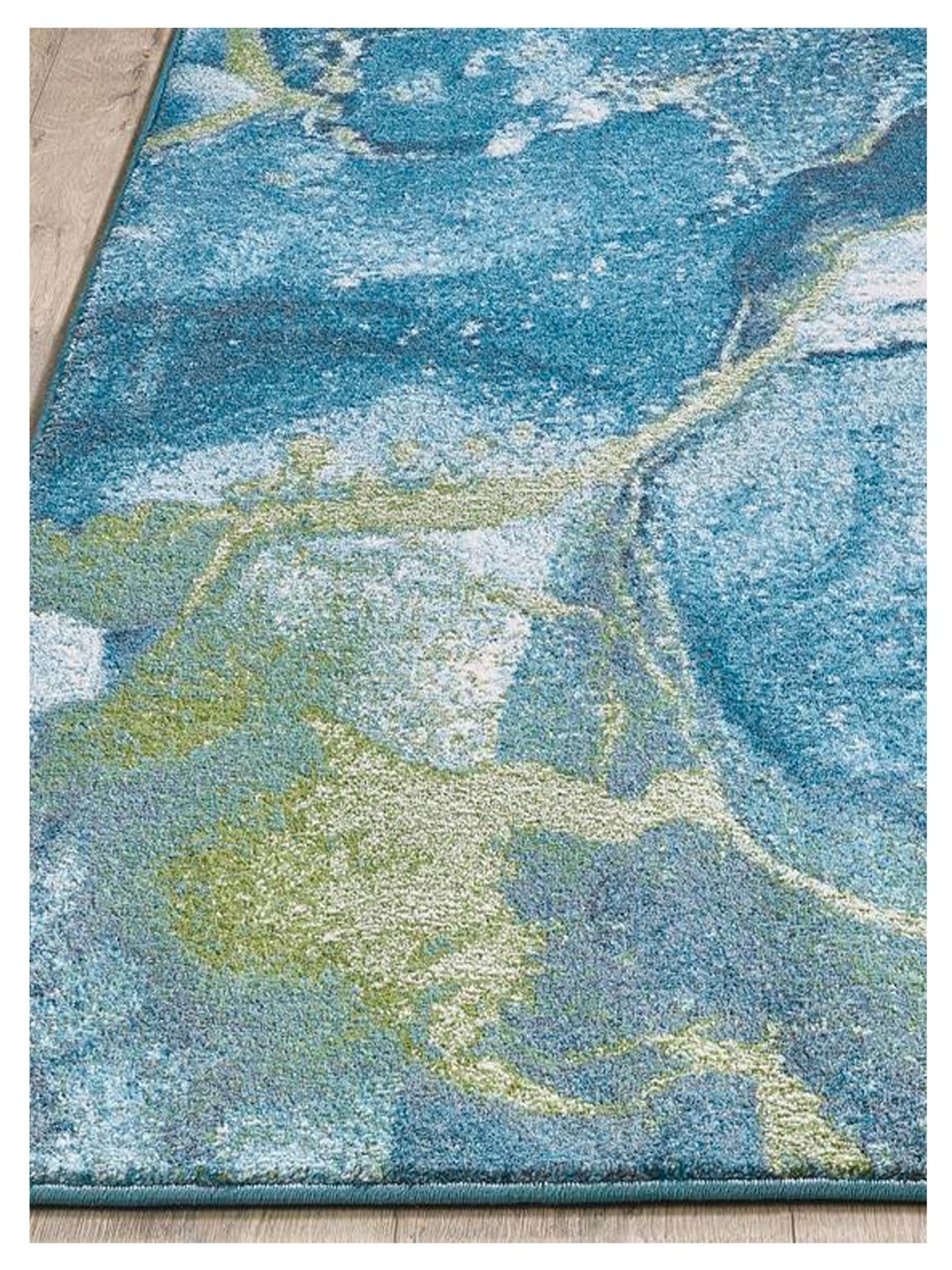 KAS Illusions 6225 Teal Transitional Machinemade Rug - Rugs - KAS - Atlanta Designer Rugs