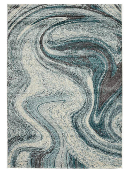 KAS Illusions 6226 Teal Transitional Machinemade Rug - Rugs - KAS - Atlanta Designer Rugs