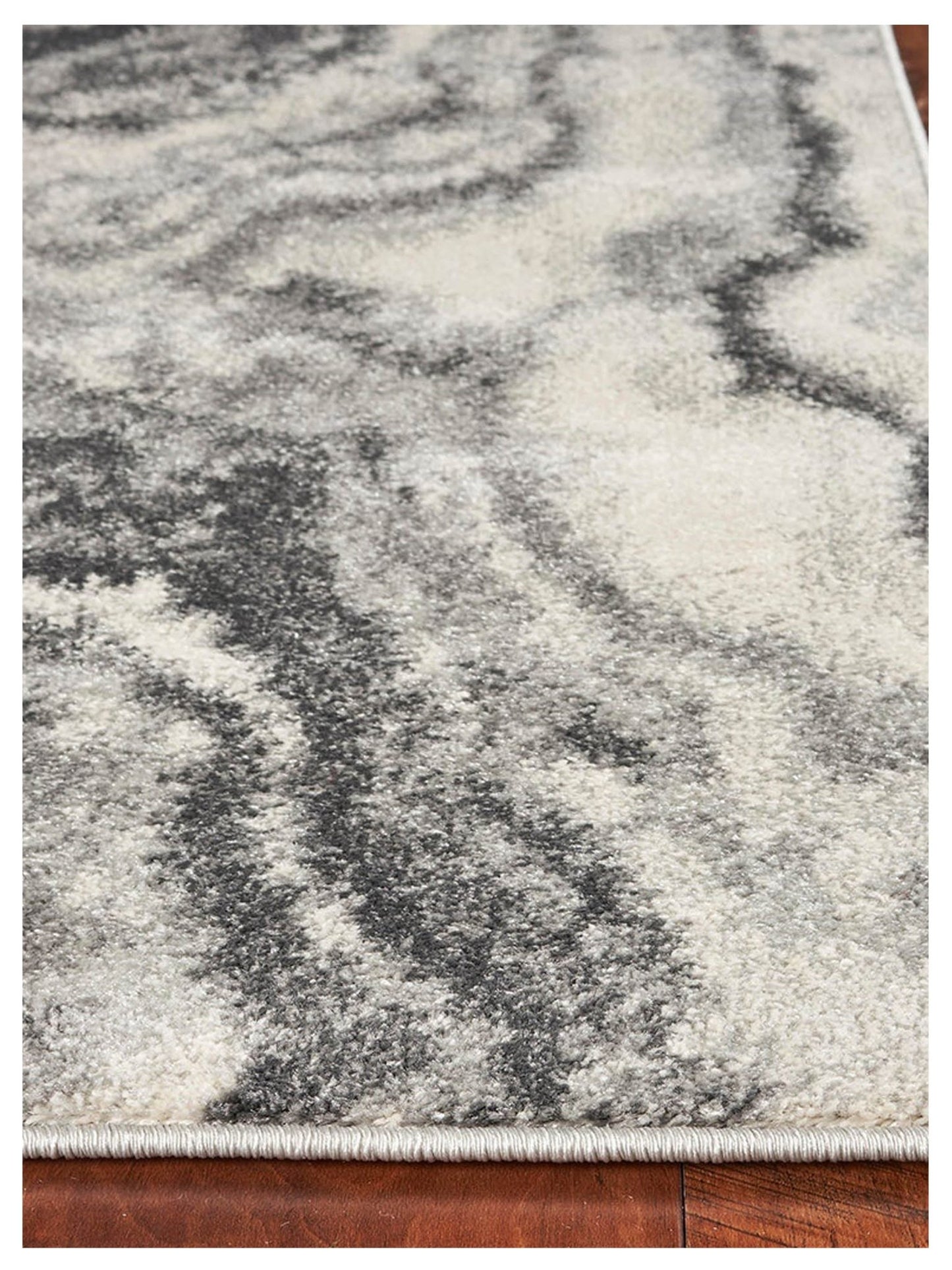 KAS Watercolors 6235 Ivory Grey Contemporary Machinemade Rug - Rugs - KAS - Atlanta Designer Rugs