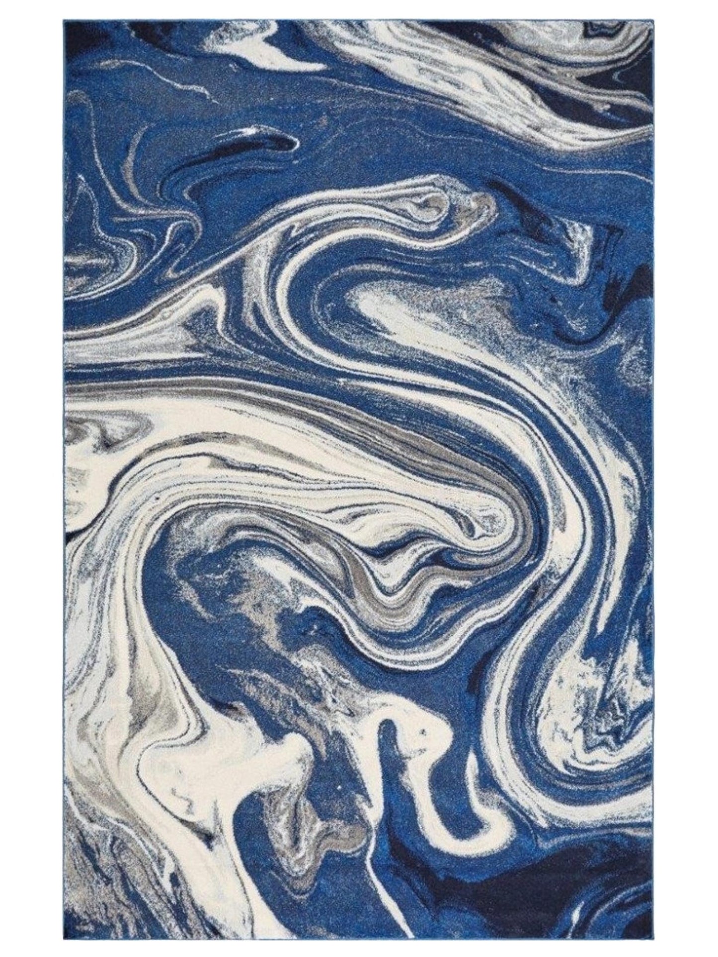 KAS Watercolors 6236 Blue Contemporary Machinemade Rug - Rugs - KAS - Atlanta Designer Rugs