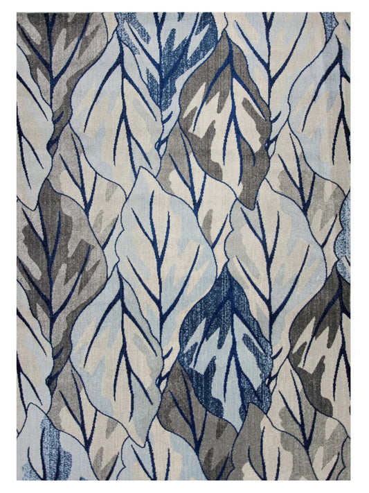 KAS Stella 6251 Grey Navy Transitional Machinemade Rug - Rugs - KAS - Atlanta Designer Rugs