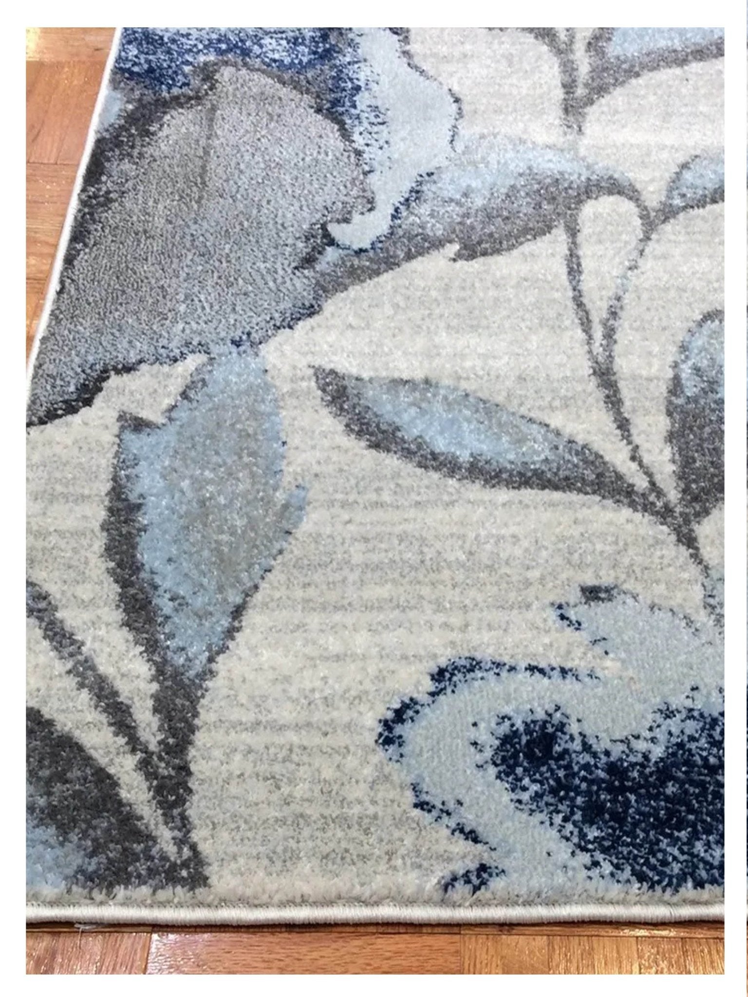 KAS Stella 6261 Grey Blue Transitional Machinemade Rug - Rugs - KAS - Atlanta Designer Rugs