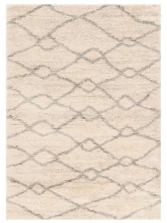 KAS MERINO 6700 Ivory Grey Casual Machinemade Rug - Rugs - KAS - Atlanta Designer Rugs