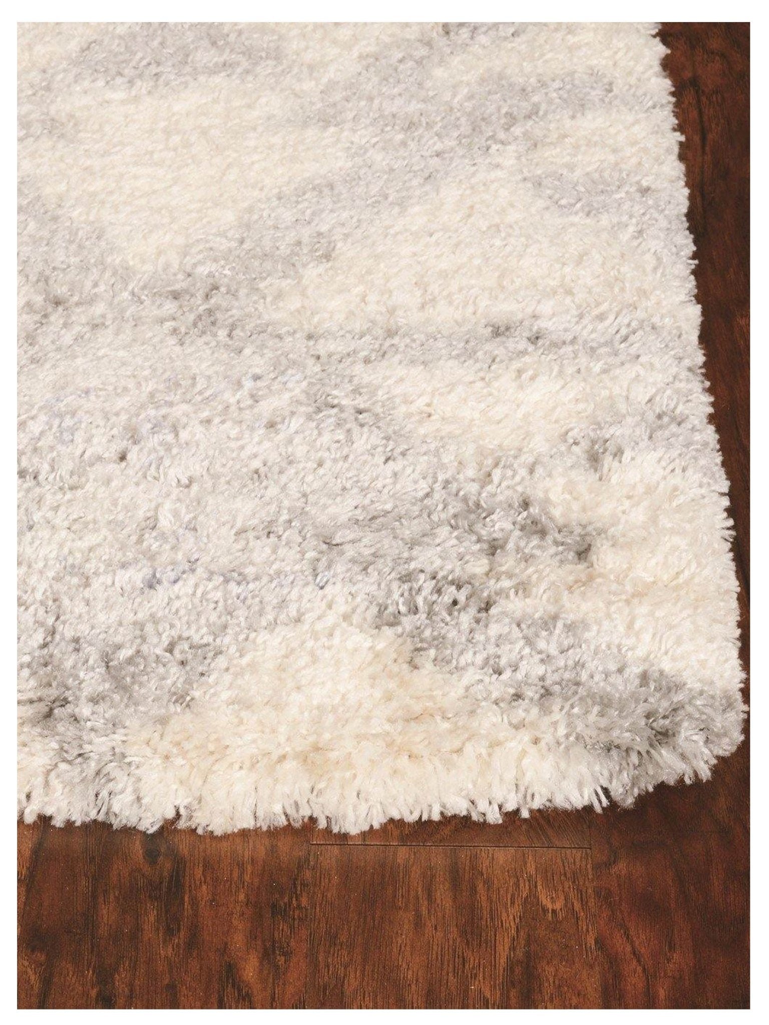 KAS MERINO 6701 Ivory Grey Casual Machinemade Rug - Rugs - KAS - Atlanta Designer Rugs