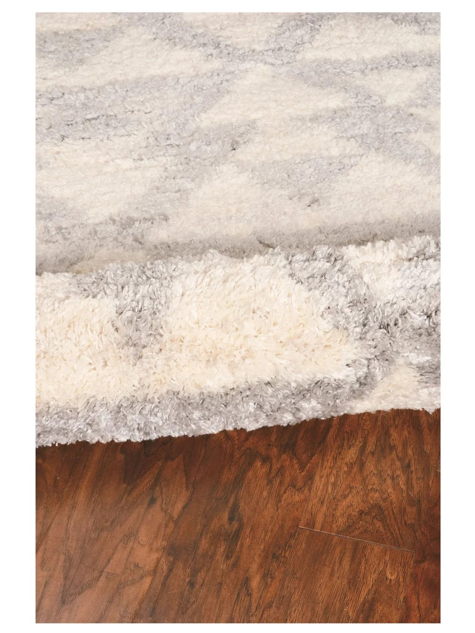 KAS MERINO 6701 Ivory Grey Casual Machinemade Rug - Rugs - KAS - Atlanta Designer Rugs