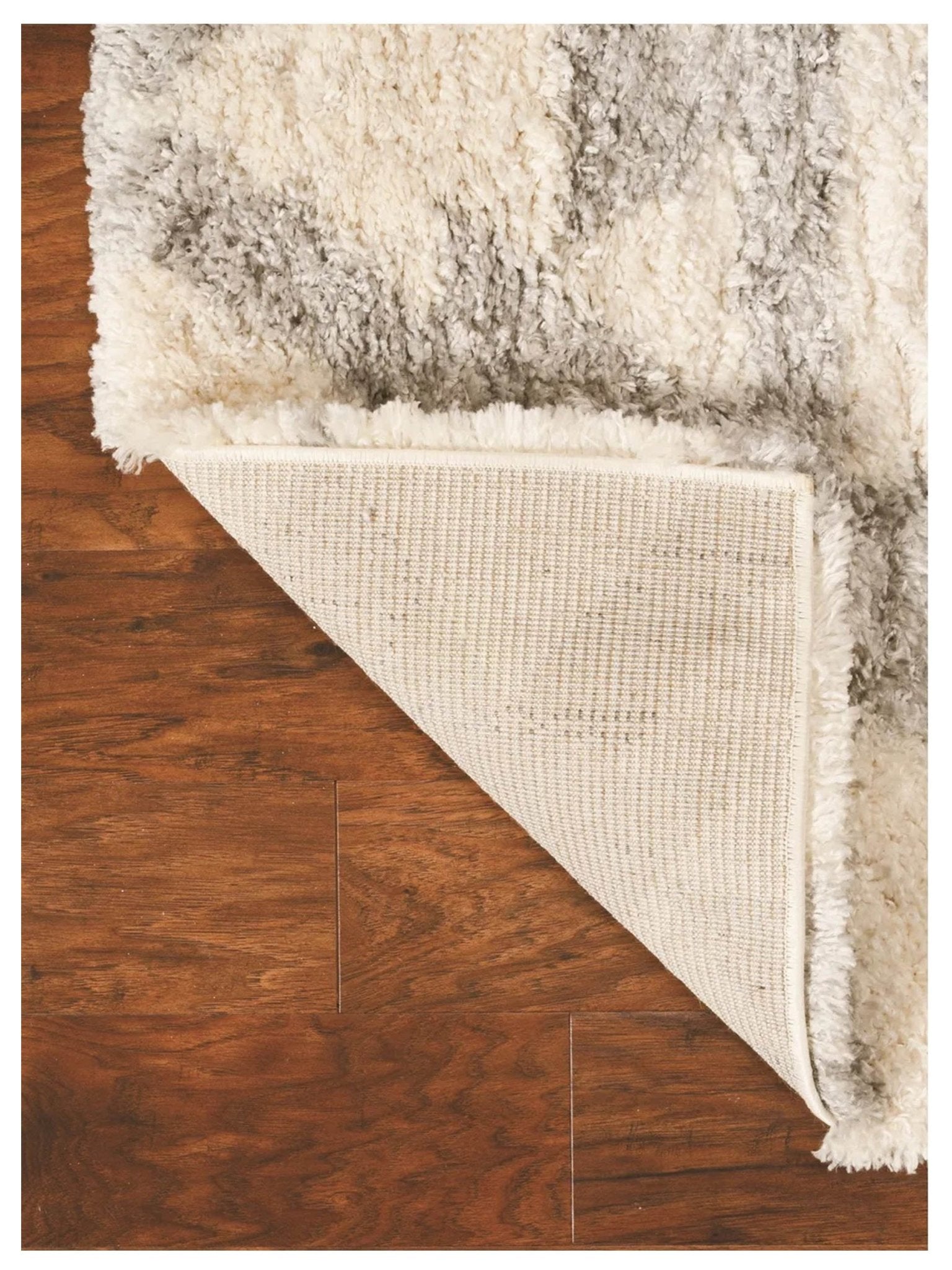 KAS MERINO 6701 Ivory Grey Casual Machinemade Rug - Rugs - KAS - Atlanta Designer Rugs