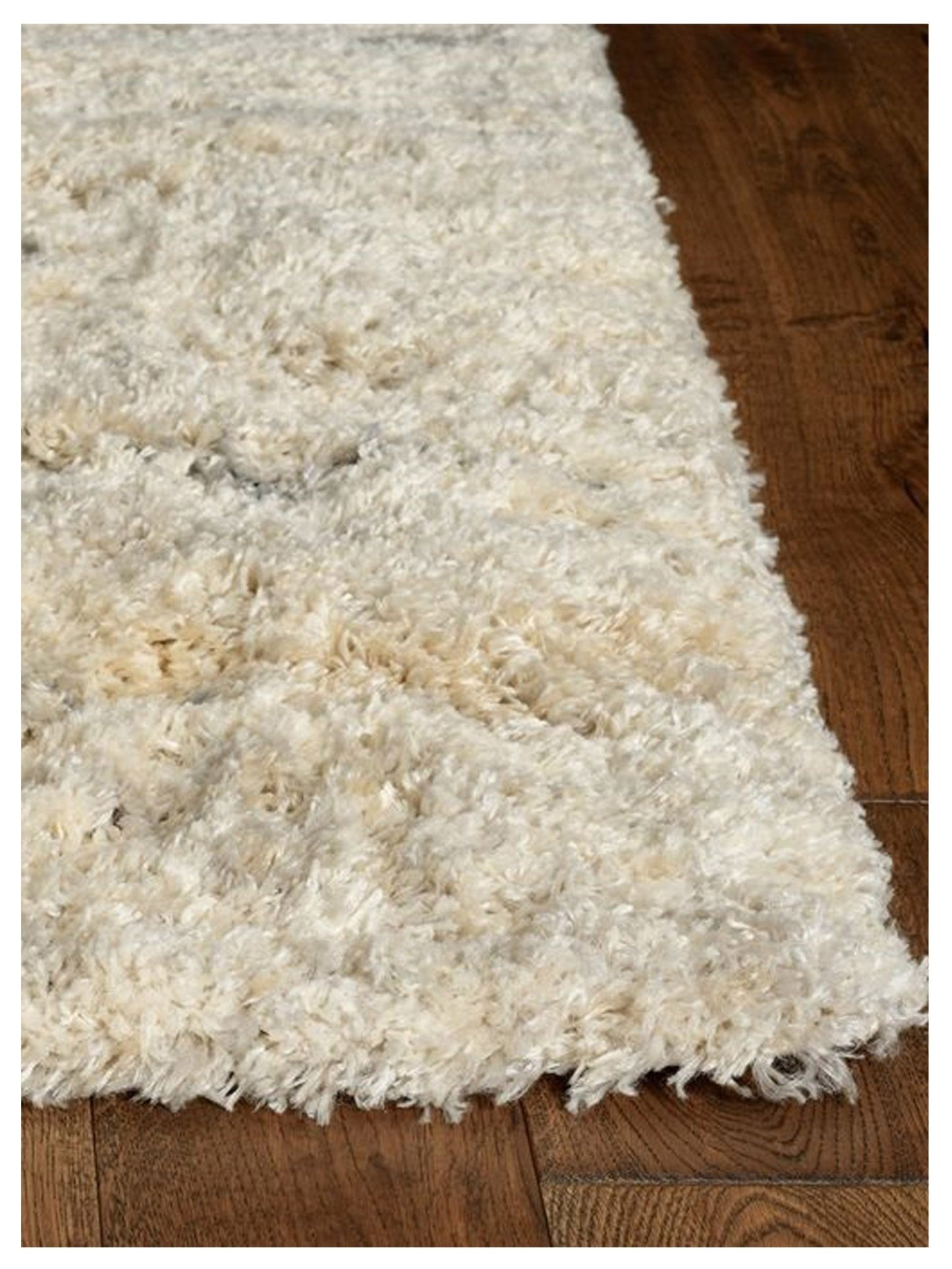 KAS MERINO 6711 Ivory Grey Casual Machinemade Rug - Rugs - KAS - Atlanta Designer Rugs