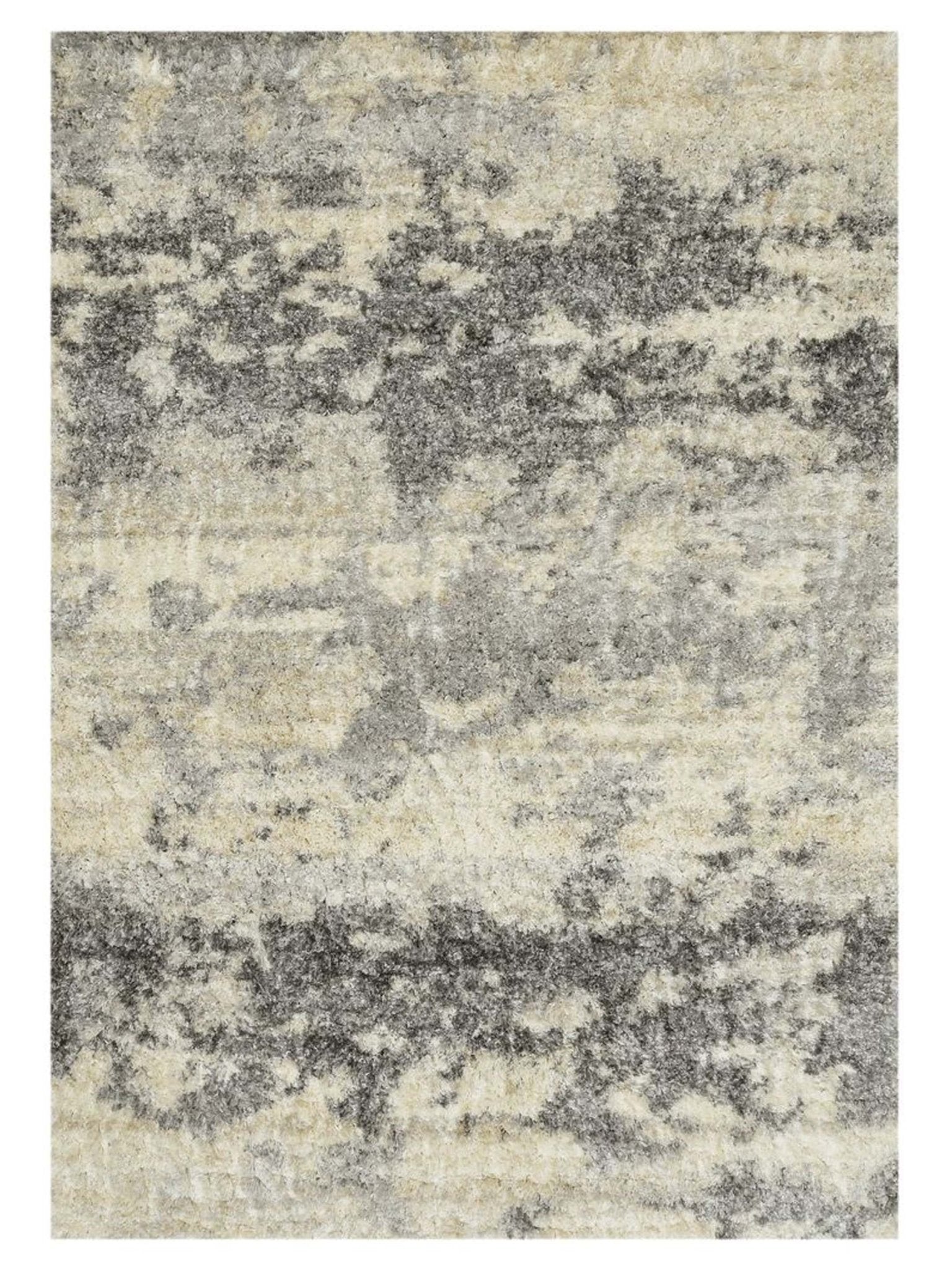 KAS MERINO 6713 Ivory Grey Casual Machinemade Rug - Rugs - KAS - Atlanta Designer Rugs