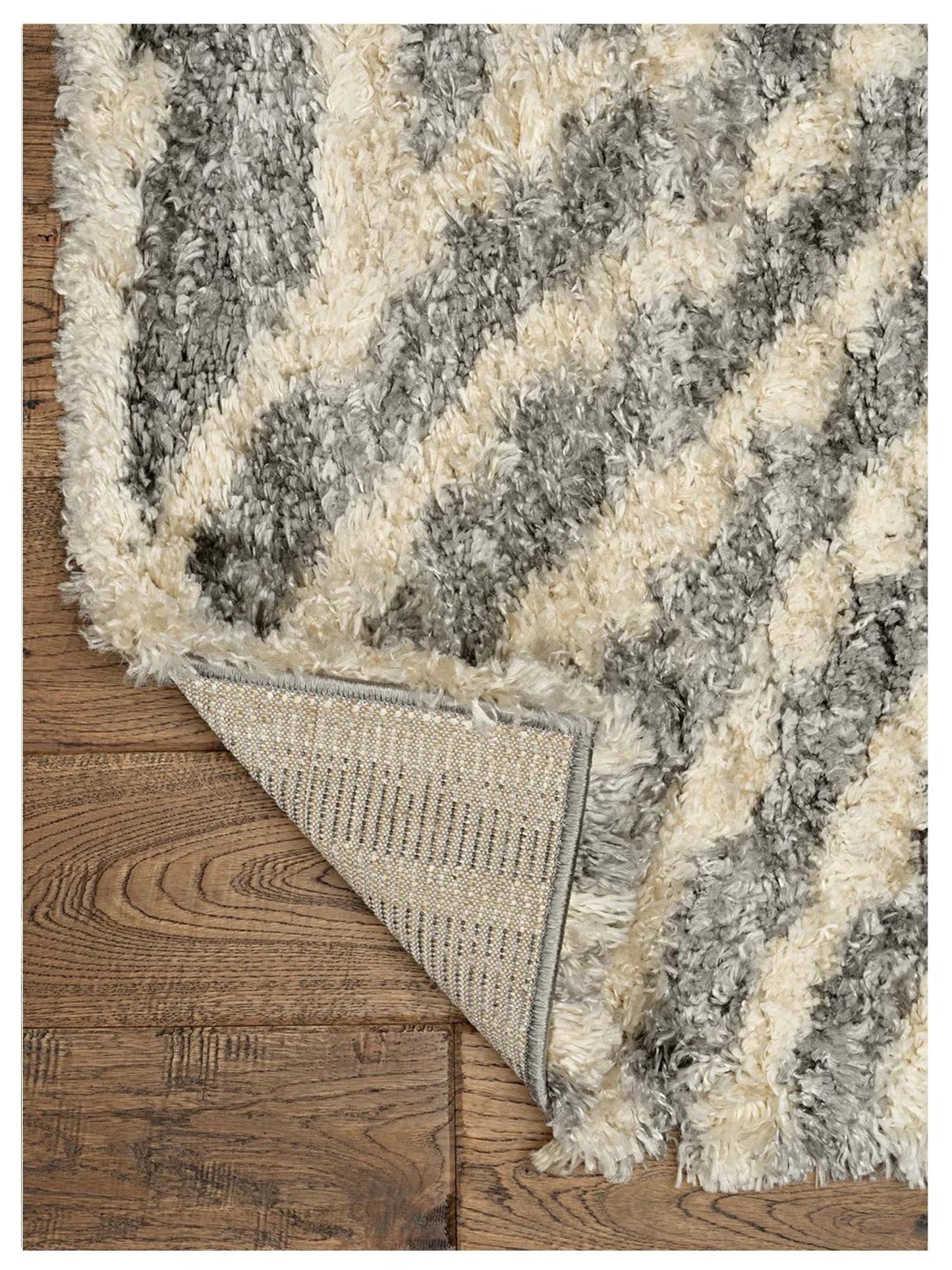 KAS MERINO 6715 Charcoal Casual Machinemade Rug - Rugs - KAS - Atlanta Designer Rugs