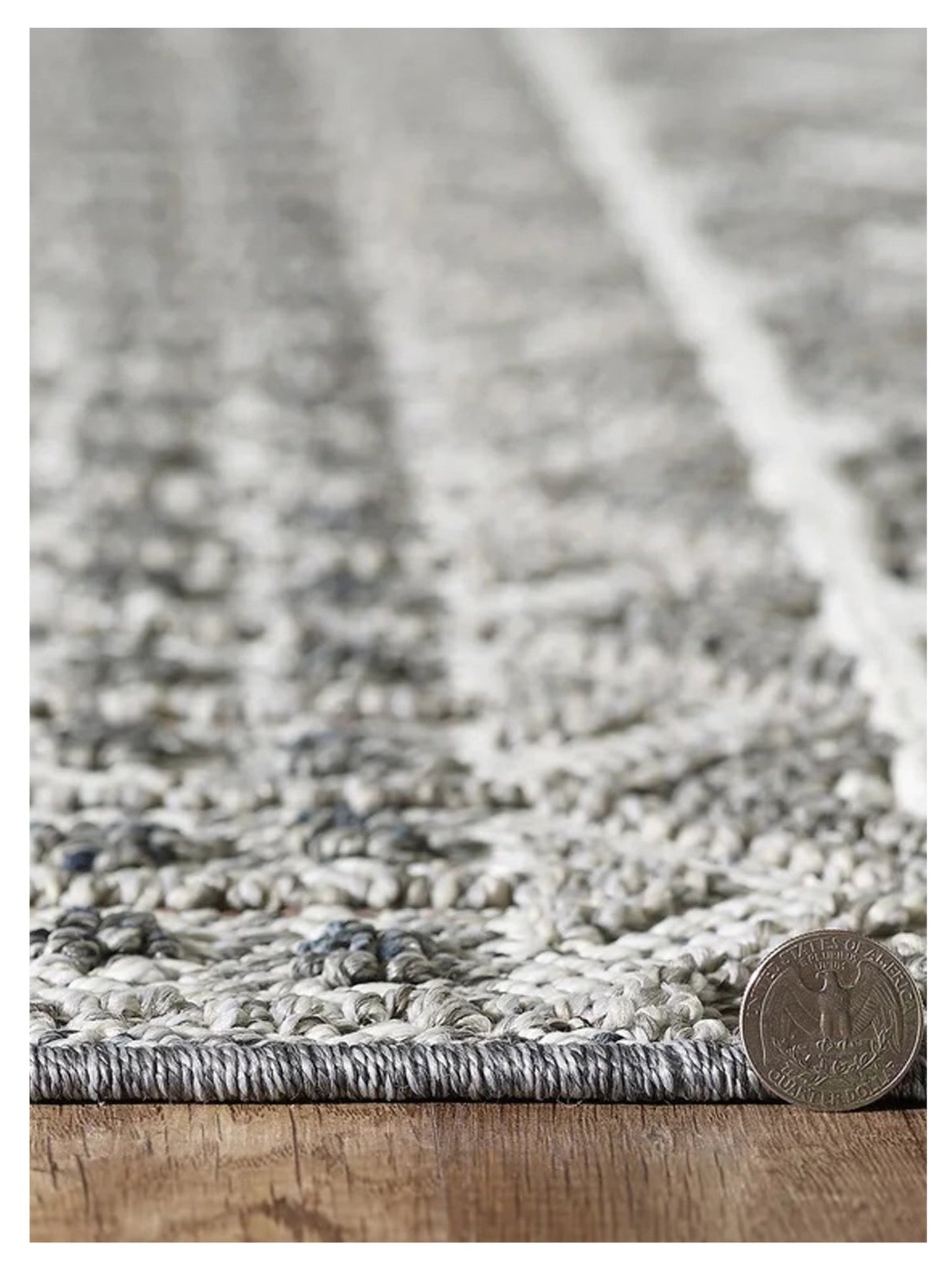 KAS Terrace 6760 Grey Indoor/Outdoor Tufted Rug - Rugs - KAS - Atlanta Designer Rugs