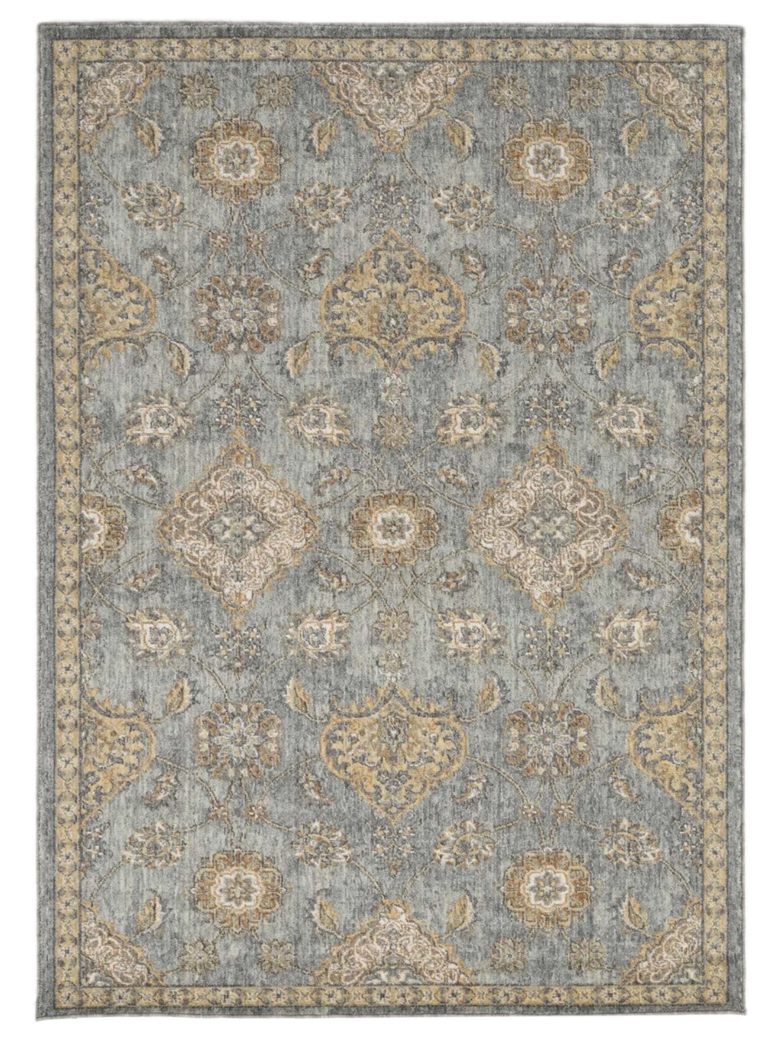 KAS Ria 6821 Sage Green Traditional Machinemade Rug - Rugs - KAS - Atlanta Designer Rugs