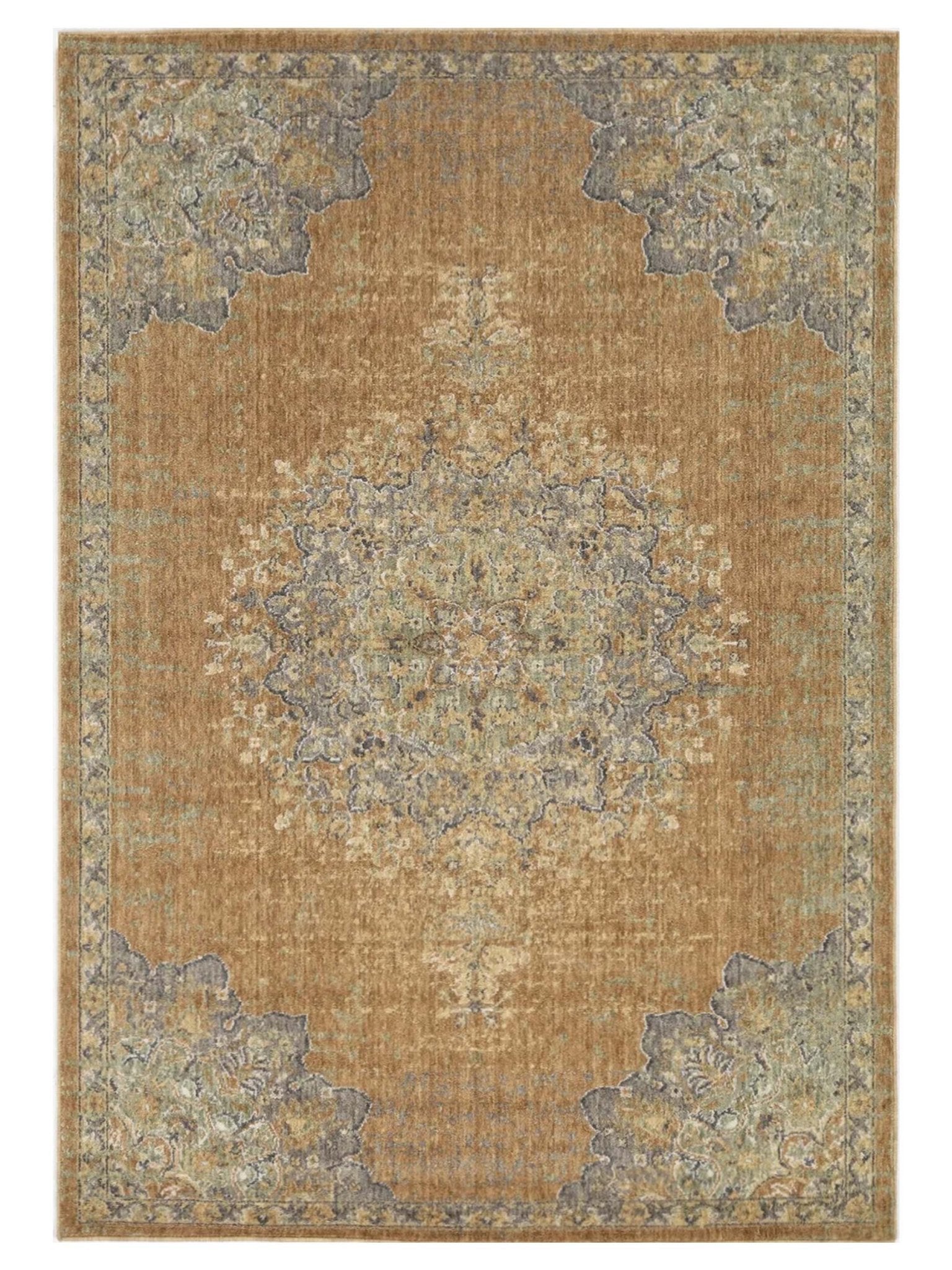 KAS Ria 6824 Coffee Traditional Machinemade Rug - Rugs - KAS - Atlanta Designer Rugs