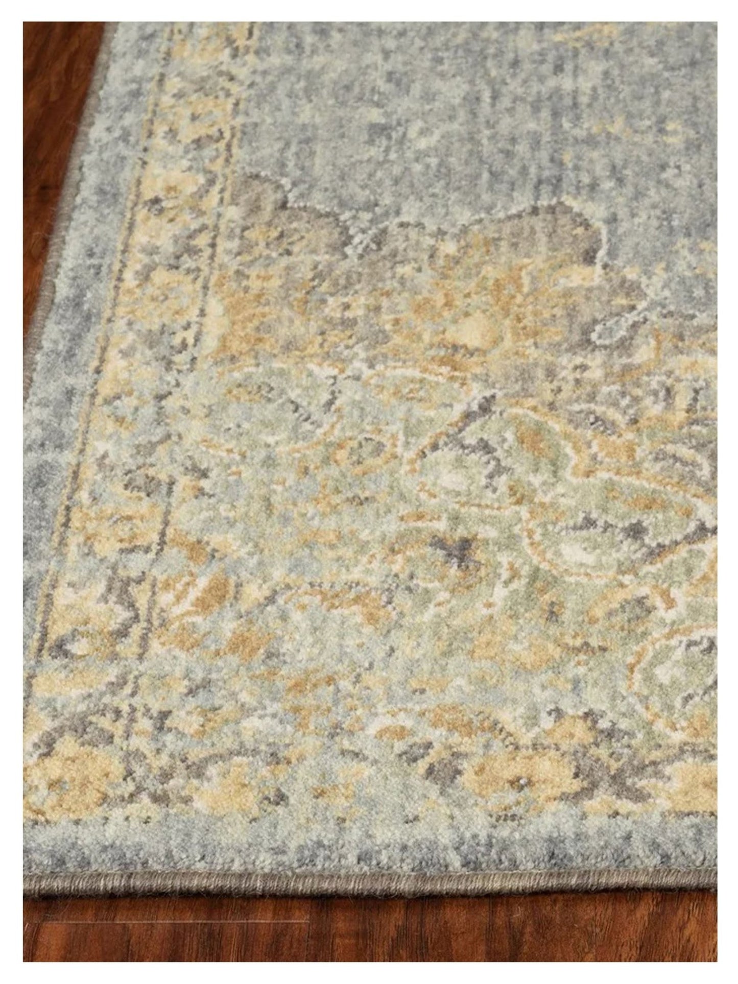 KAS Ria 6825 Slate Grey Traditional Machinemade Rug - Rugs - KAS - Atlanta Designer Rugs