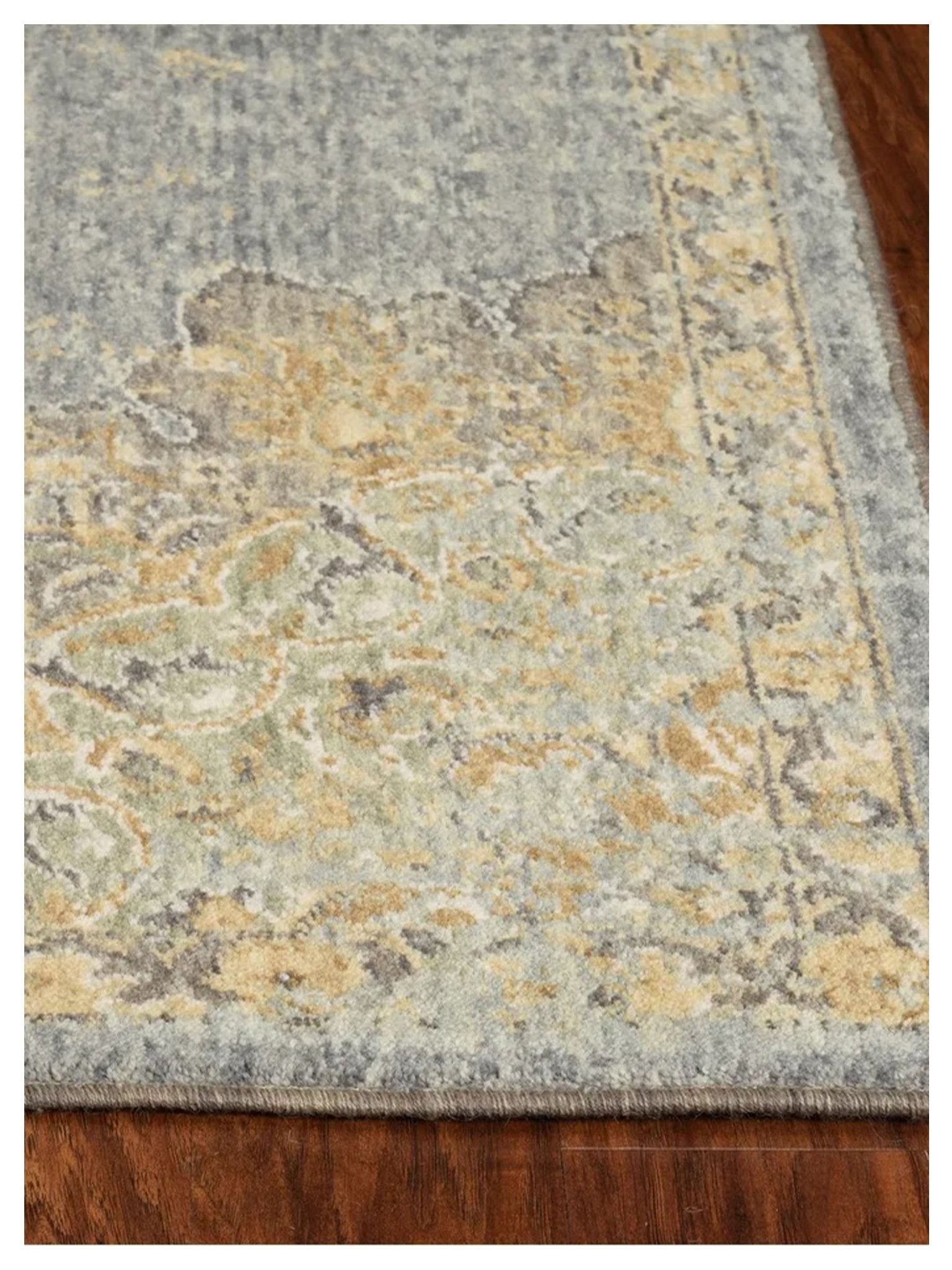 KAS Ria 6825 Slate Grey Traditional Machinemade Rug - Rugs - KAS - Atlanta Designer Rugs