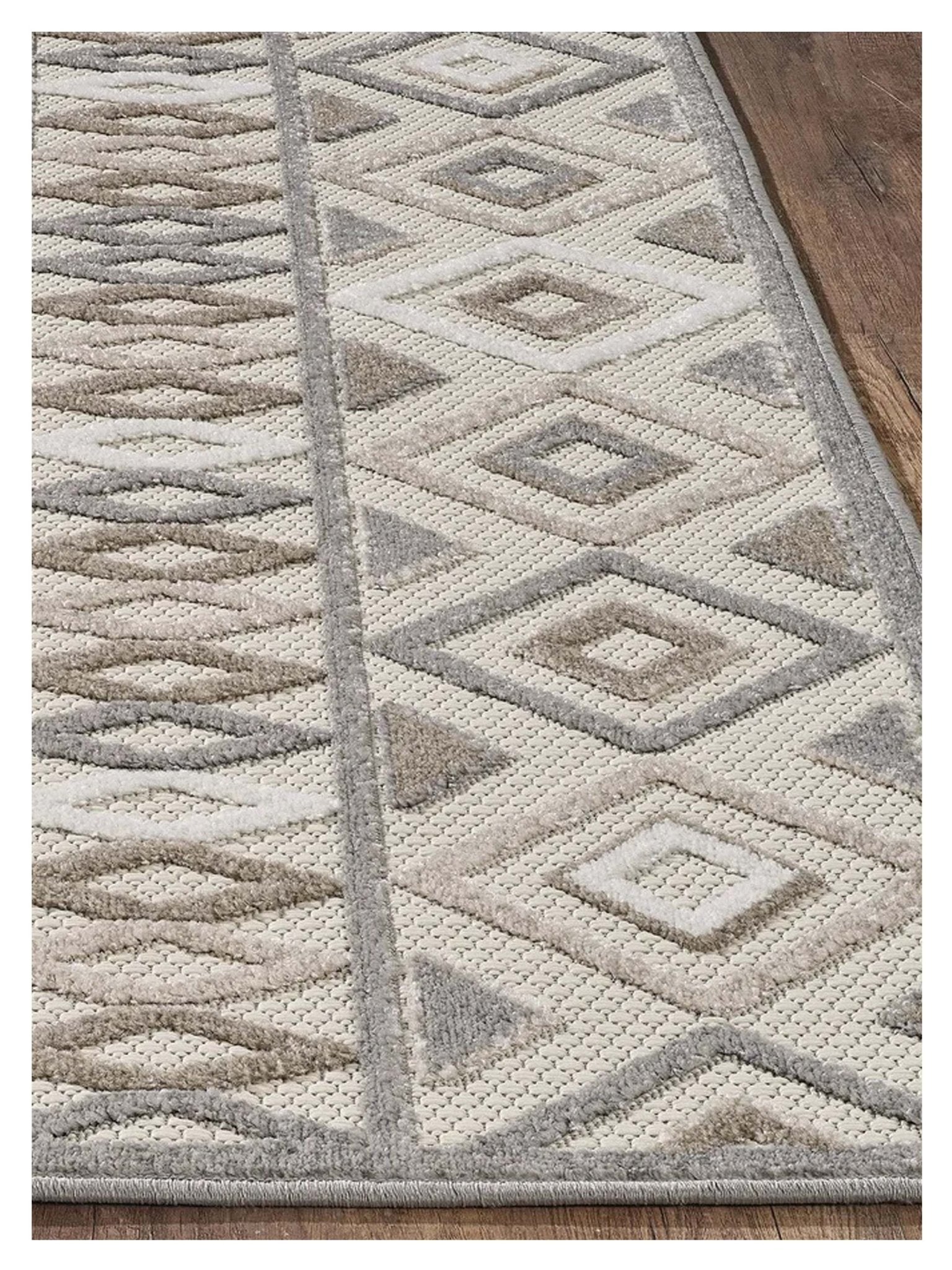 KAS Calla 6925 Grey Indoor/Outdoor Machinemade Rug - Rugs - KAS - Atlanta Designer Rugs