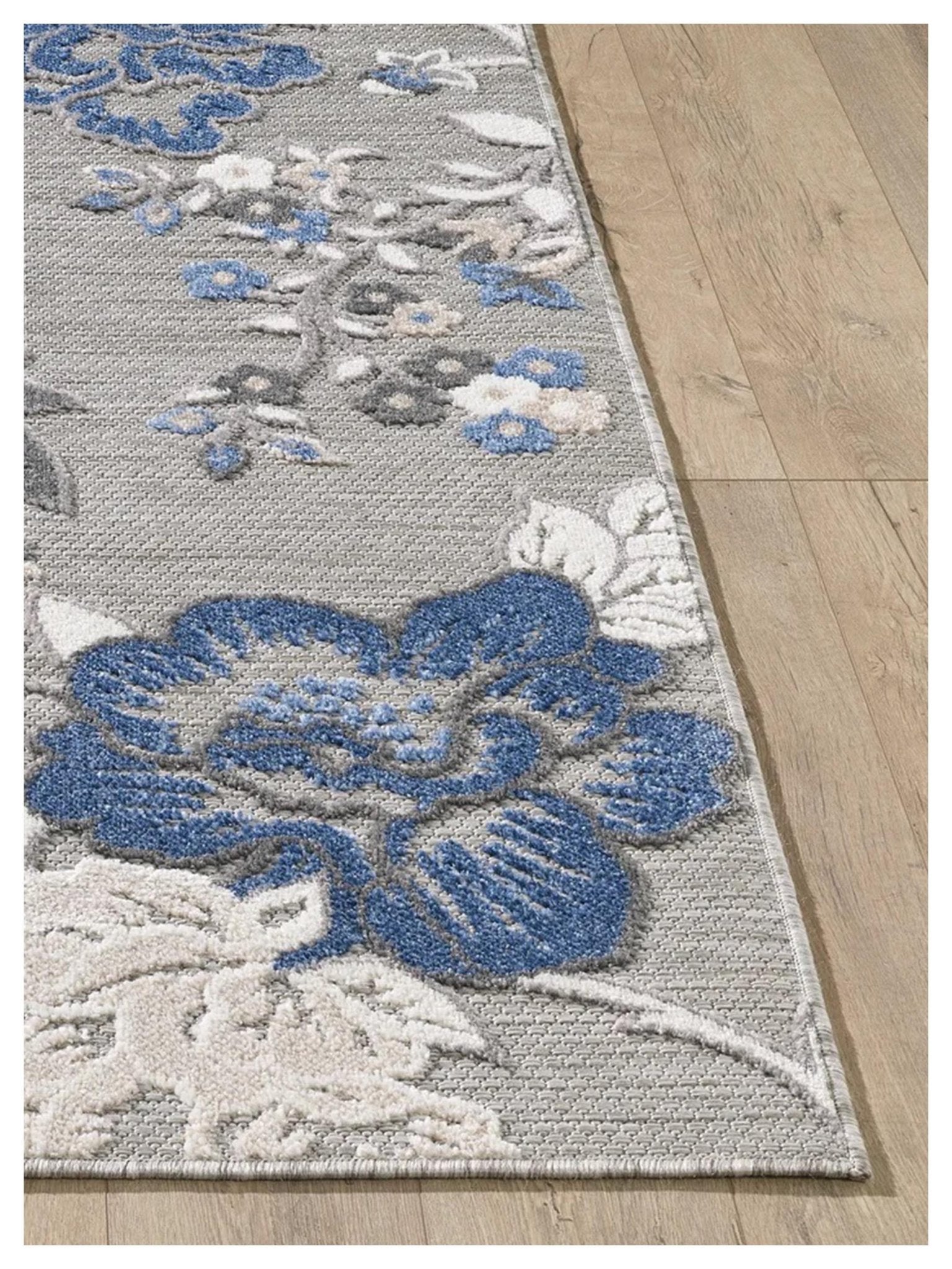 KAS Calla 6938 Grey Indoor/Outdoor Machinemade Rug - Rugs - KAS - Atlanta Designer Rugs