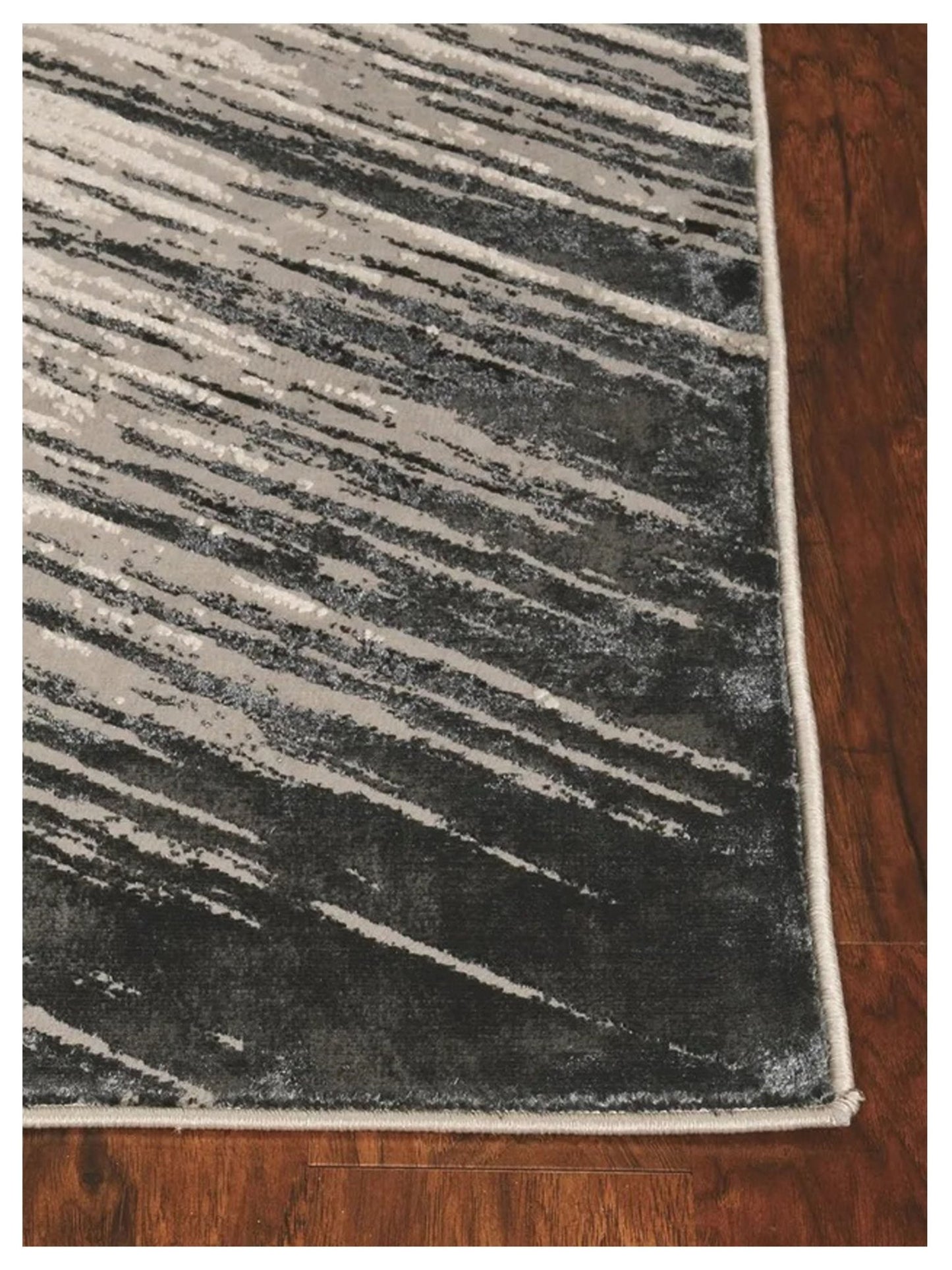 KAS LUNA 7127 Silver Grey Transitional Machinemade Rug - Rugs - KAS - Atlanta Designer Rugs