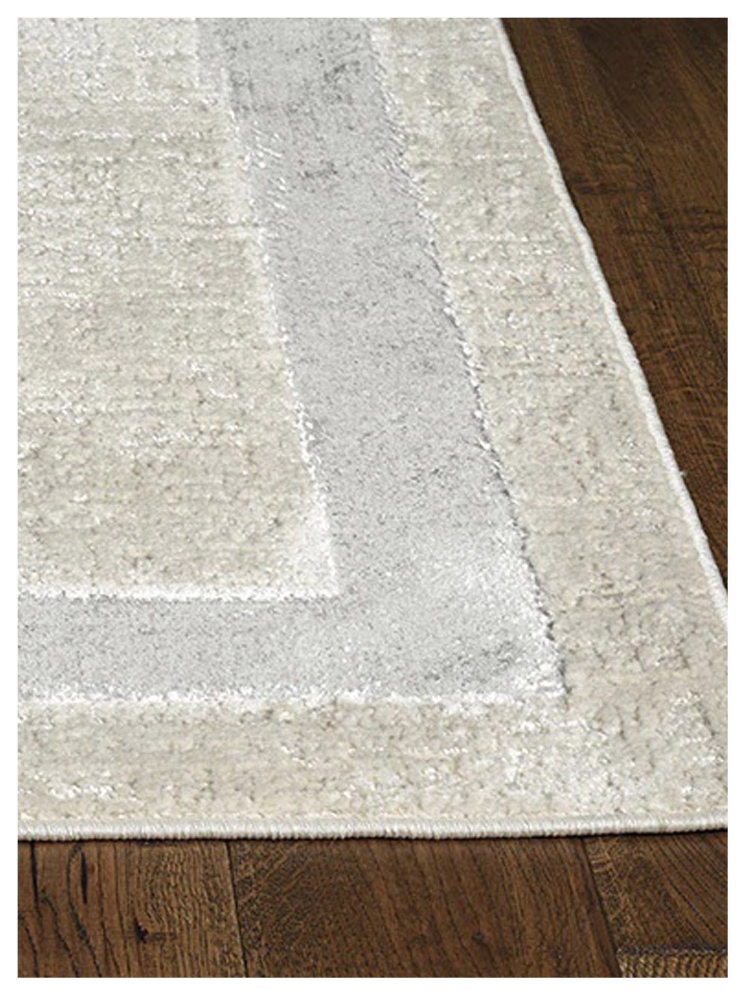 KAS LUNA 7129 Ivory Silver Transitional Machinemade Rug - Rugs - KAS - Atlanta Designer Rugs