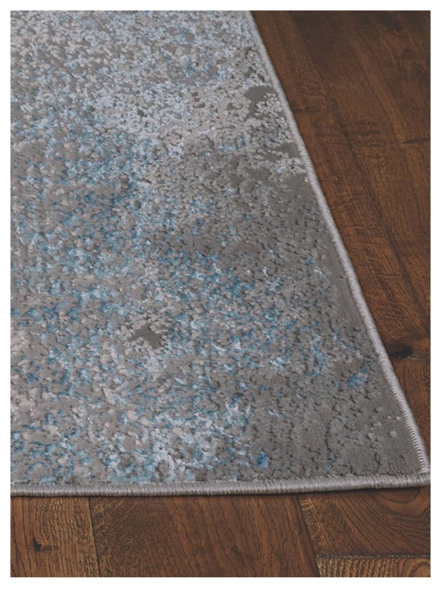 KAS LUNA 7131 Silver Blue Transitional Machinemade Rug - Rugs - KAS - Atlanta Designer Rugs