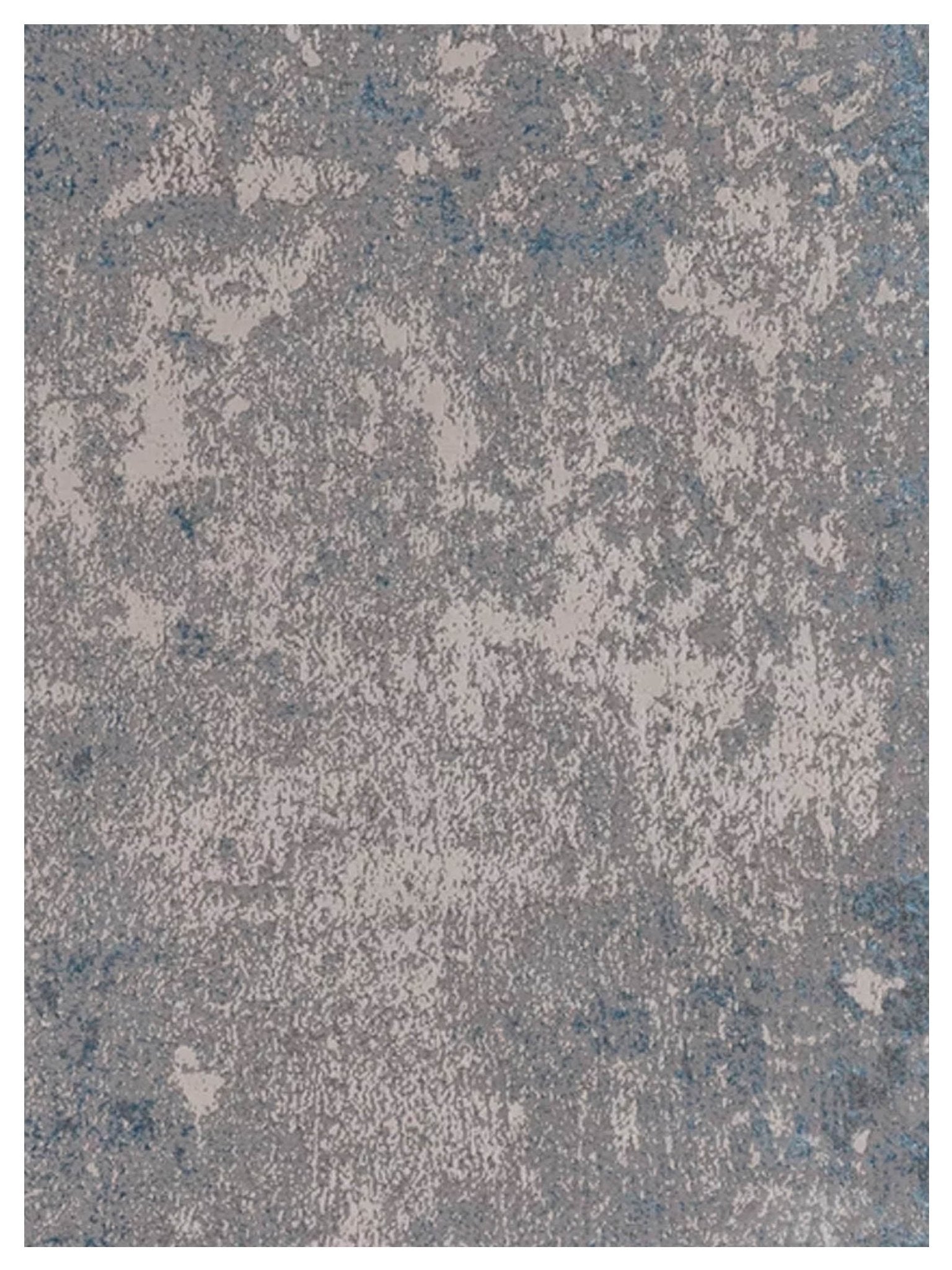 KAS LUNA 7131 Silver Blue Transitional Machinemade Rug - Rugs - KAS - Atlanta Designer Rugs