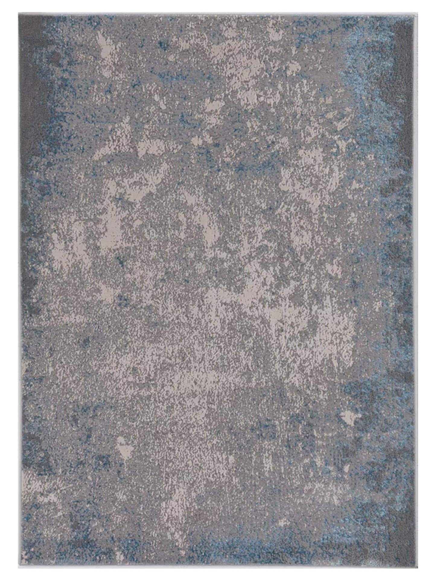 KAS LUNA 7131 Silver Blue Transitional Machinemade Rug - Rugs - KAS - Atlanta Designer Rugs