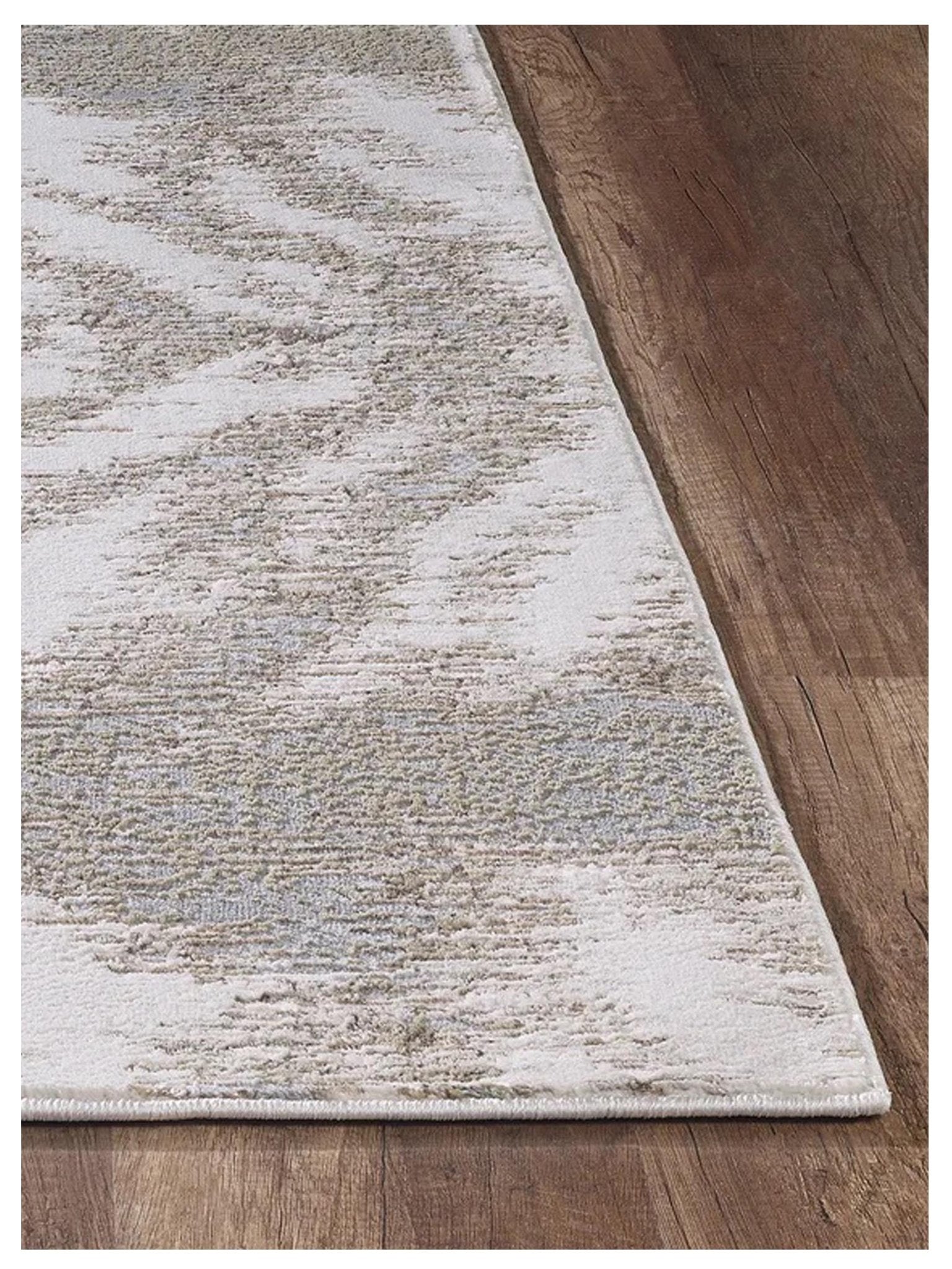 KAS LUNA 7141 Silver Gold Transitional Machinemade Rug - Rugs - KAS - Atlanta Designer Rugs