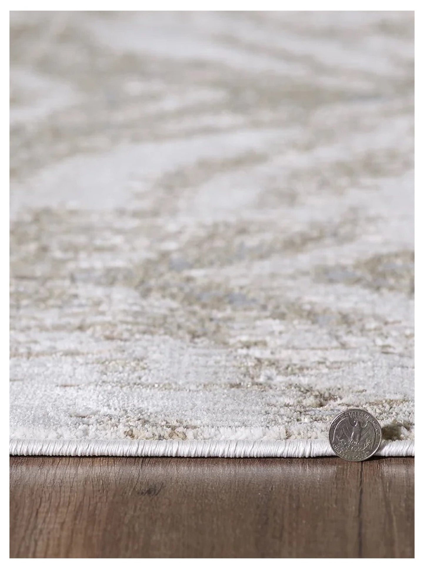 KAS LUNA 7141 Silver Gold Transitional Machinemade Rug - Rugs - KAS - Atlanta Designer Rugs