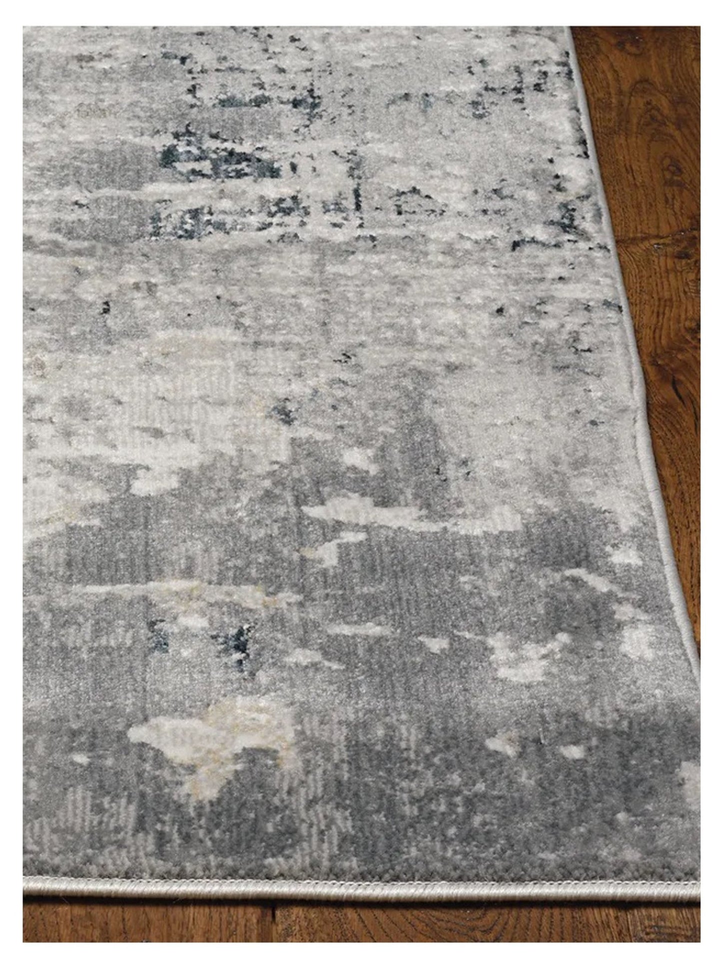 KAS AURA 7204 Grey Teal Transitional Machinemade Rug - Rugs - KAS - Atlanta Designer Rugs