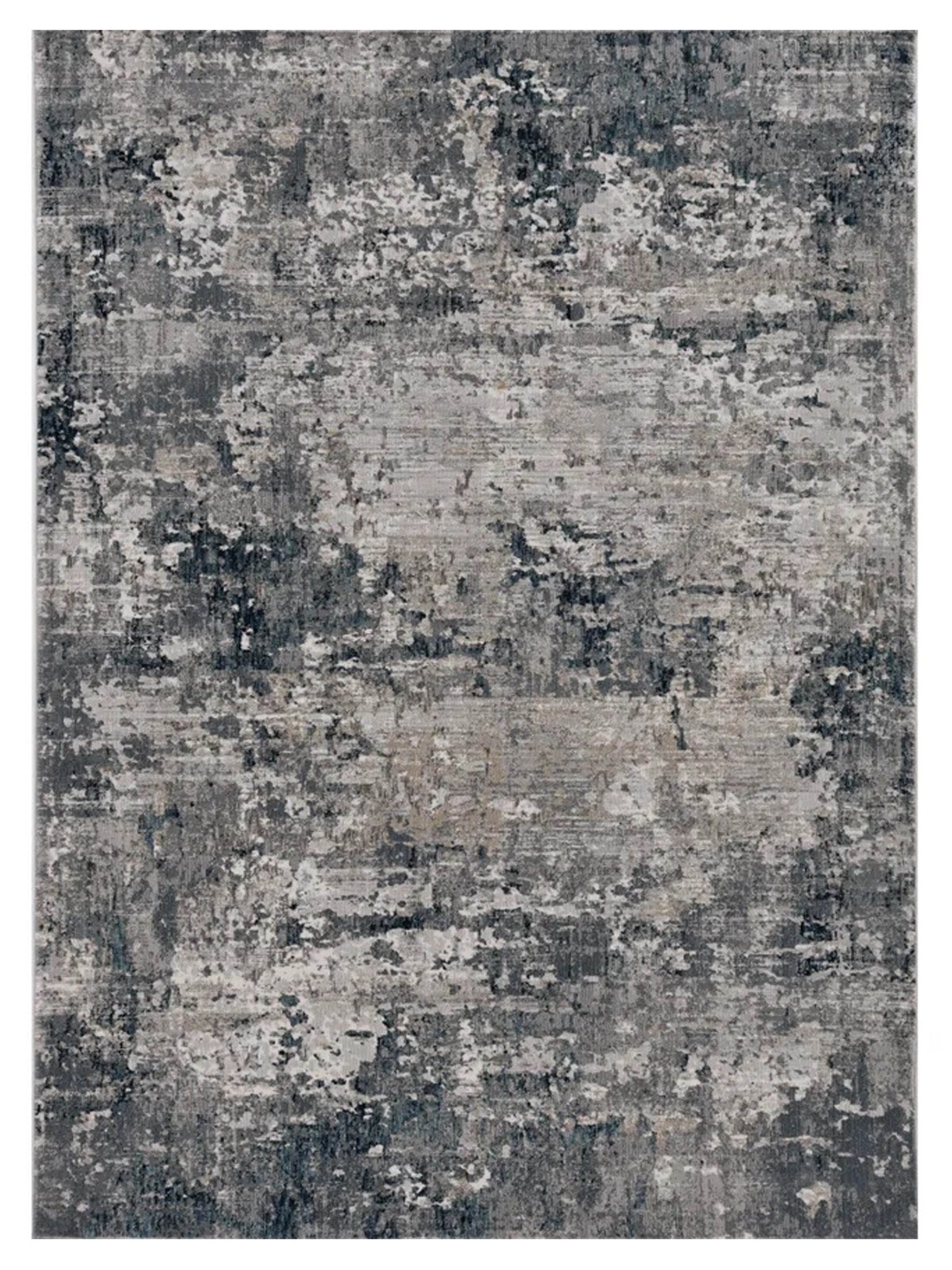 KAS AURA 7204 Grey Teal Transitional Machinemade Rug - Rugs - KAS - Atlanta Designer Rugs