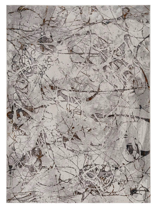 KAS INSPIRE 7502 Ivory Grey Transitional Machinemade Rug - Rugs - KAS - Atlanta Designer Rugs