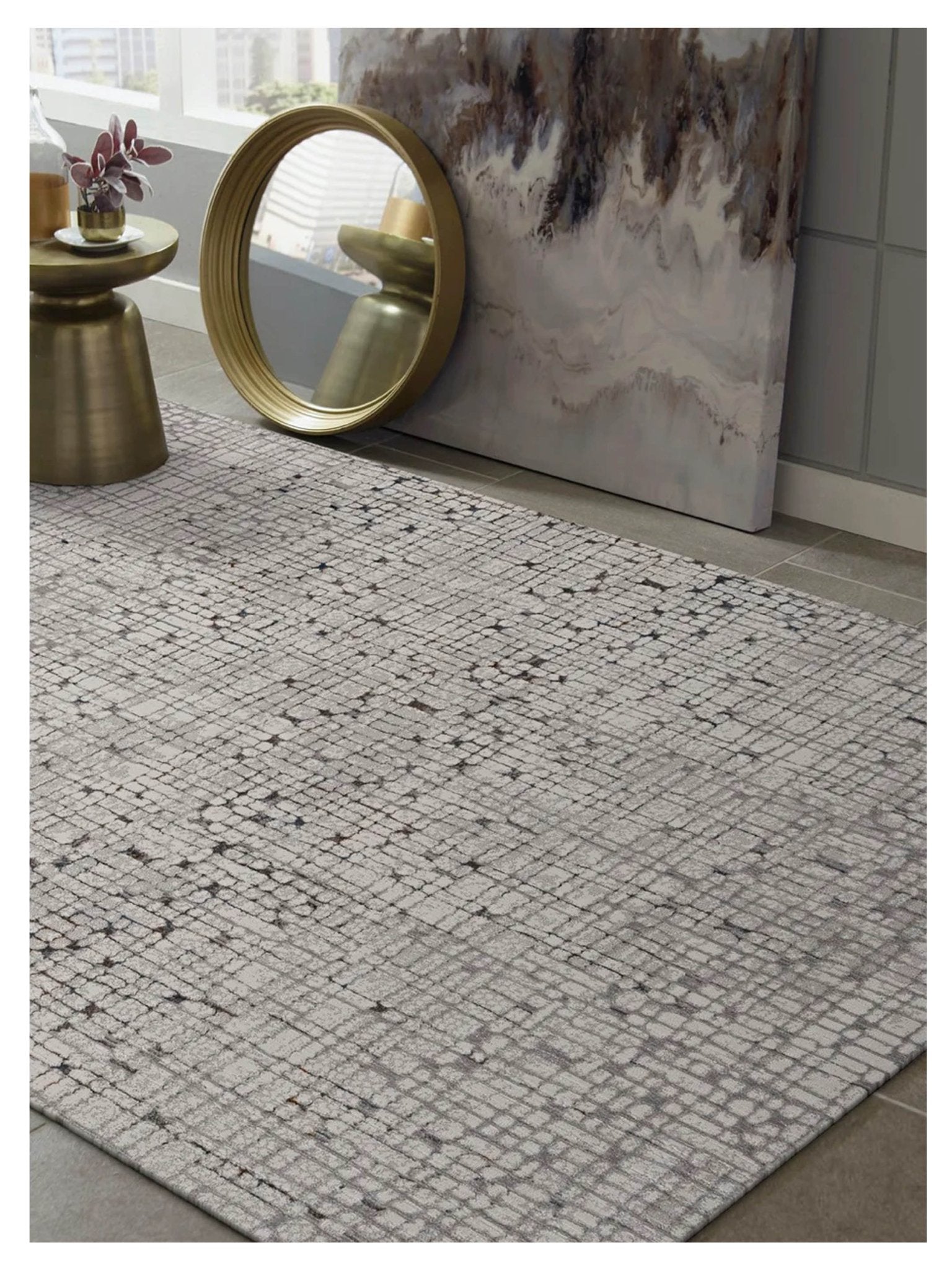 KAS INSPIRE 7505 Grey Transitional Machinemade Rug - Rugs - KAS - Atlanta Designer Rugs