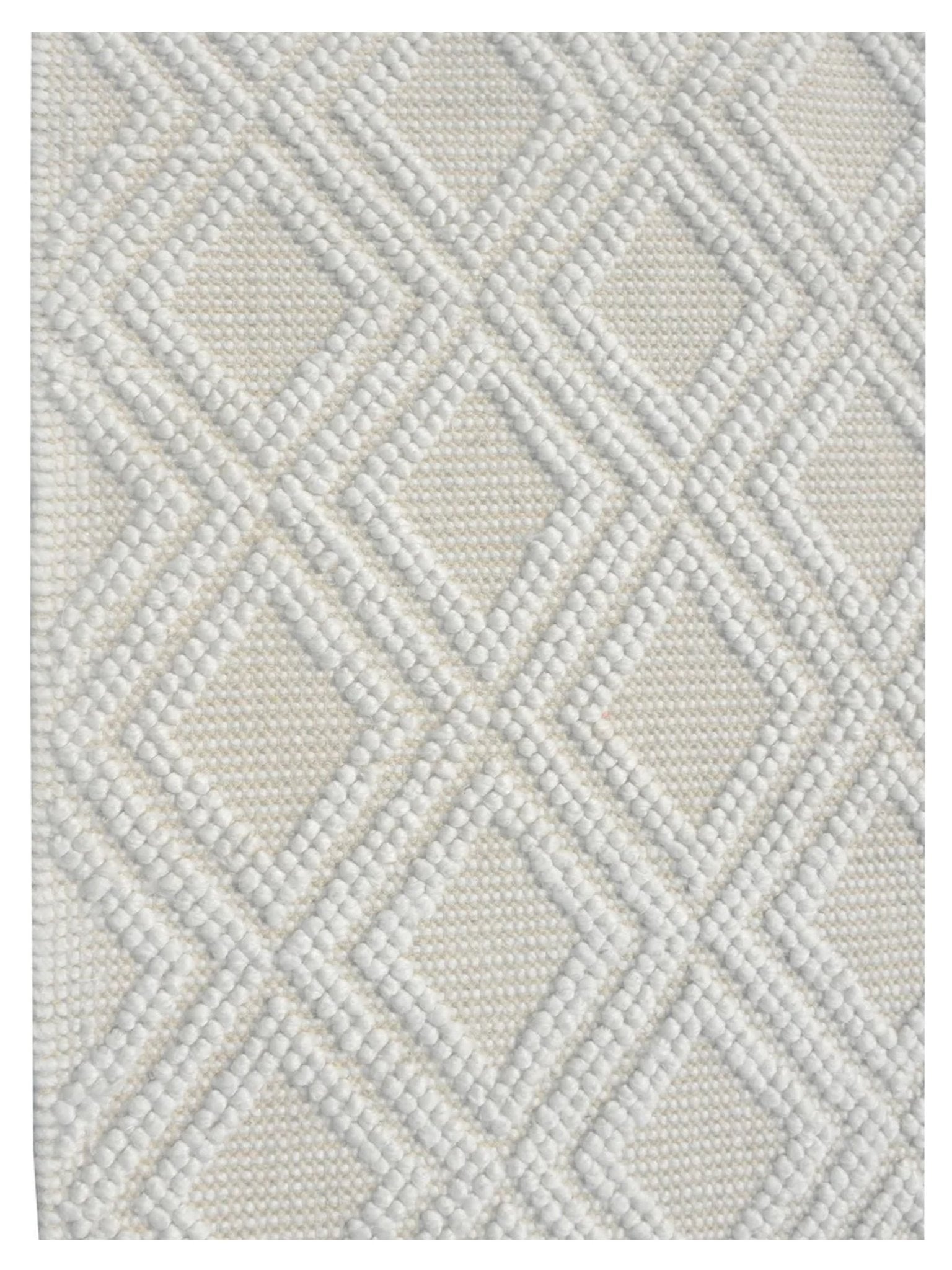 KAS Chloe 7720 Ivory Natural Casual Woven Rug - Rugs - KAS - Atlanta Designer Rugs