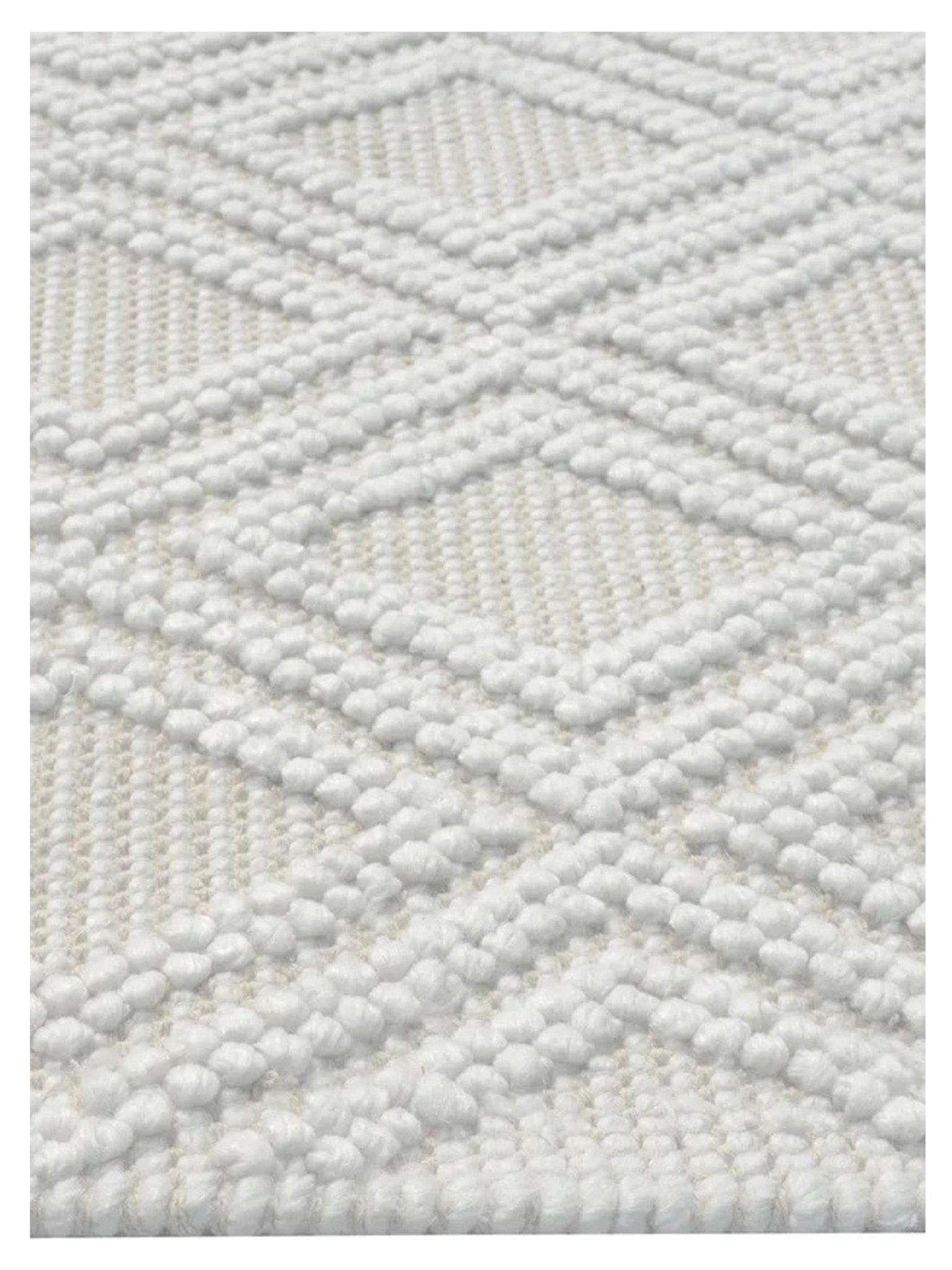 KAS Chloe 7720 Ivory Natural Casual Woven Rug - Rugs - KAS - Atlanta Designer Rugs